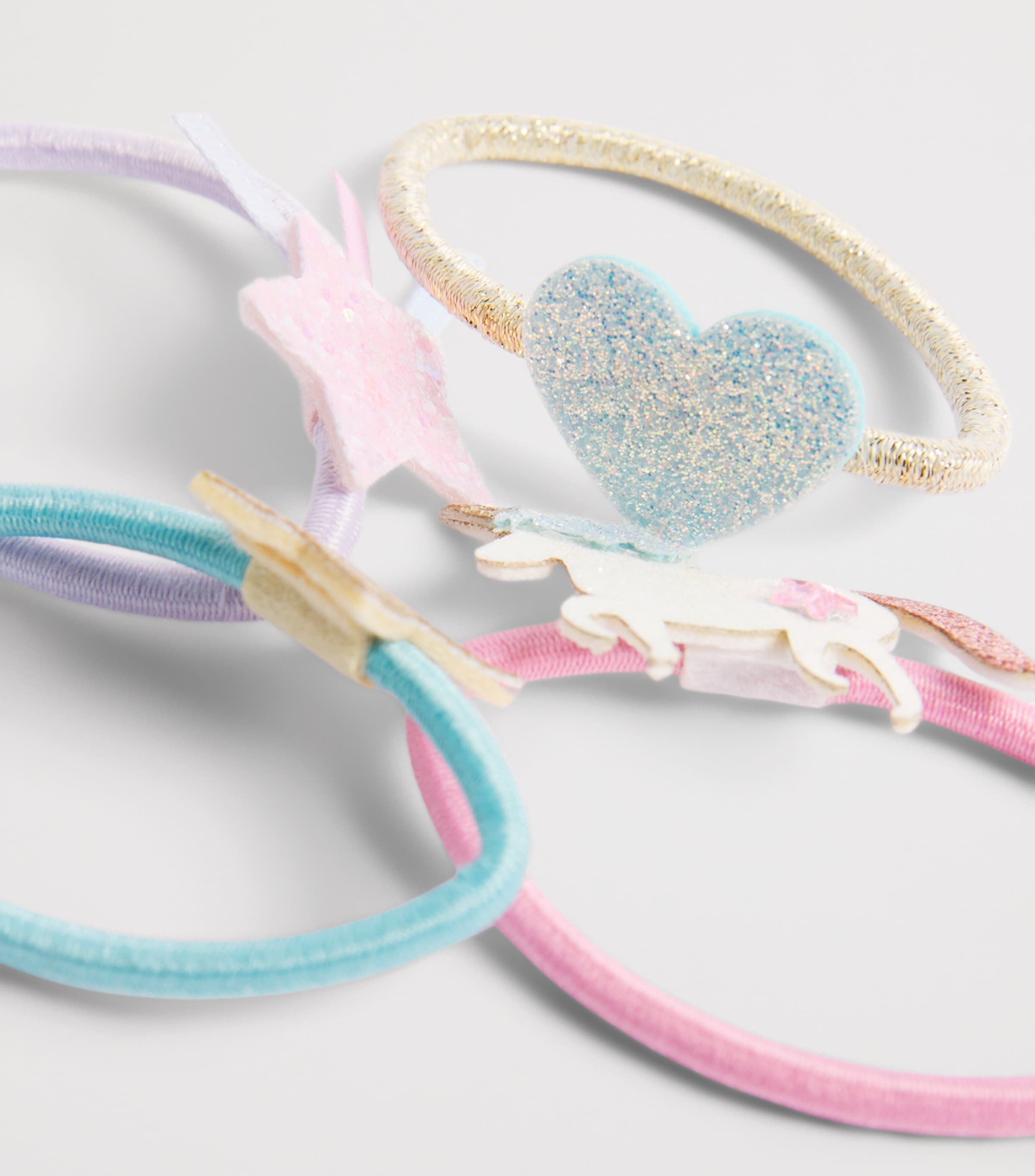 Rockahula Glitter Unicorn Hair Bands White Image 2