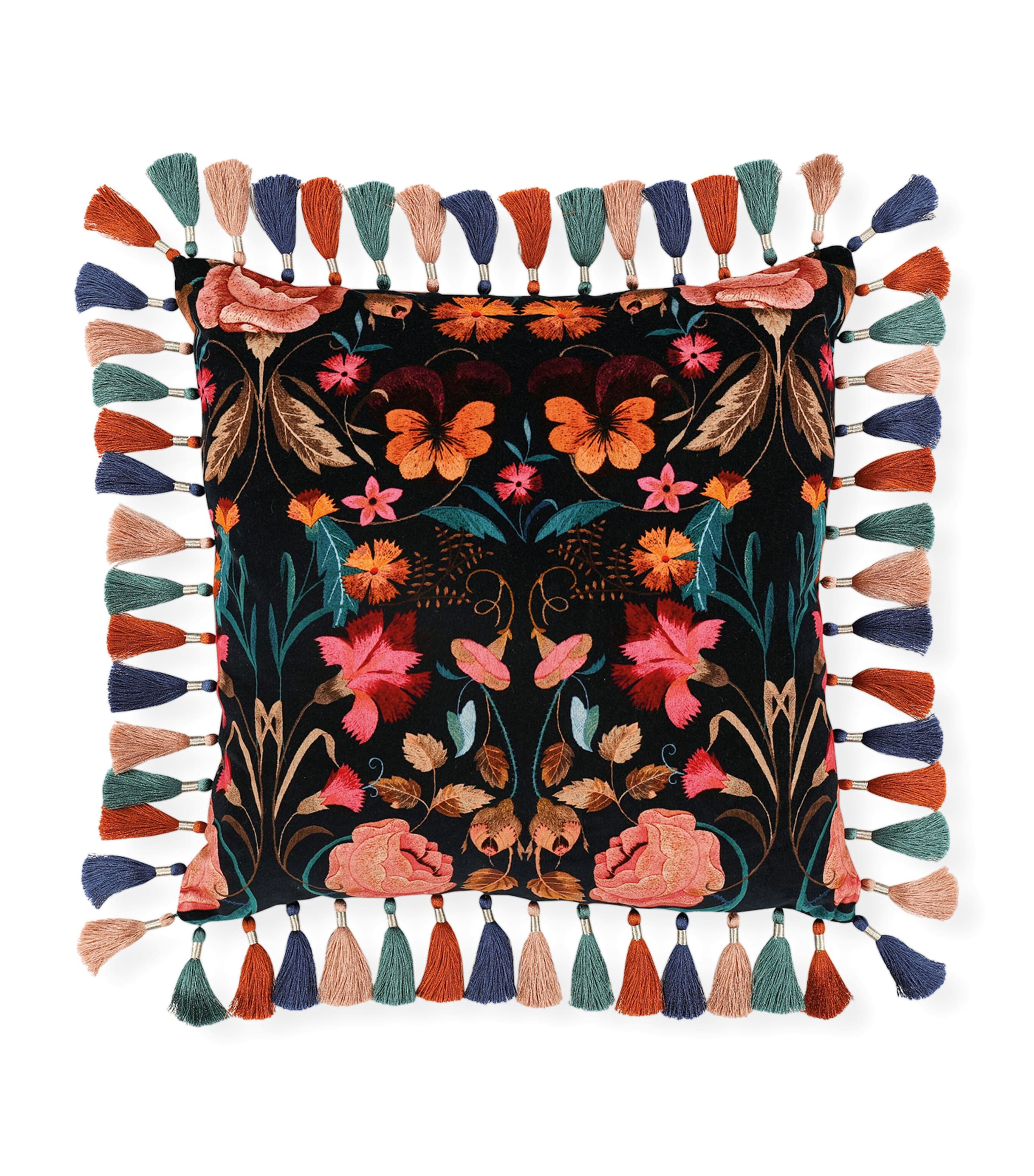 Romo Velvet Bonita Rosa Cushion In Pink
