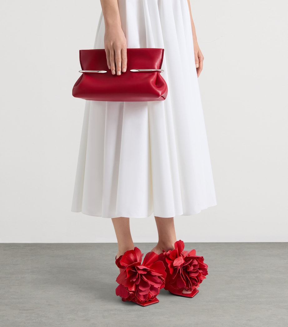 Givenchy Womens Cotton Poplin Midi Skirt White Image 6