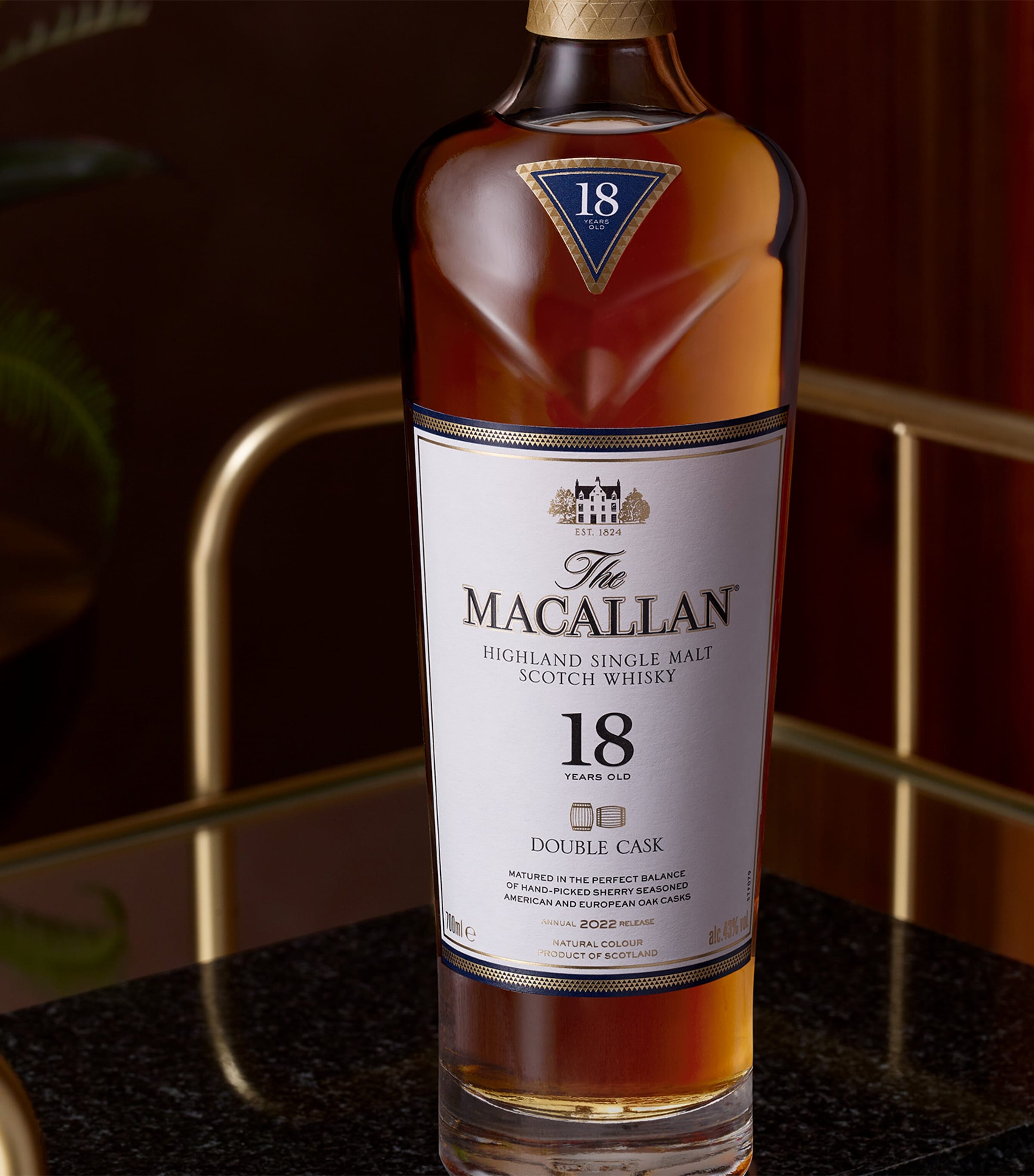 The Macallan 18-Year-Old Double Cask Whisky (70cl) | Harrods UK