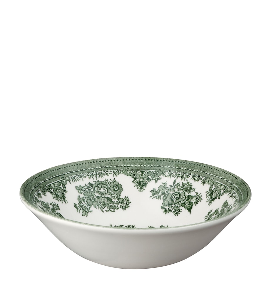 Set of 4 Asiatic Pheasants Cereal Bowls (16cm) DARK GREEN Image 1