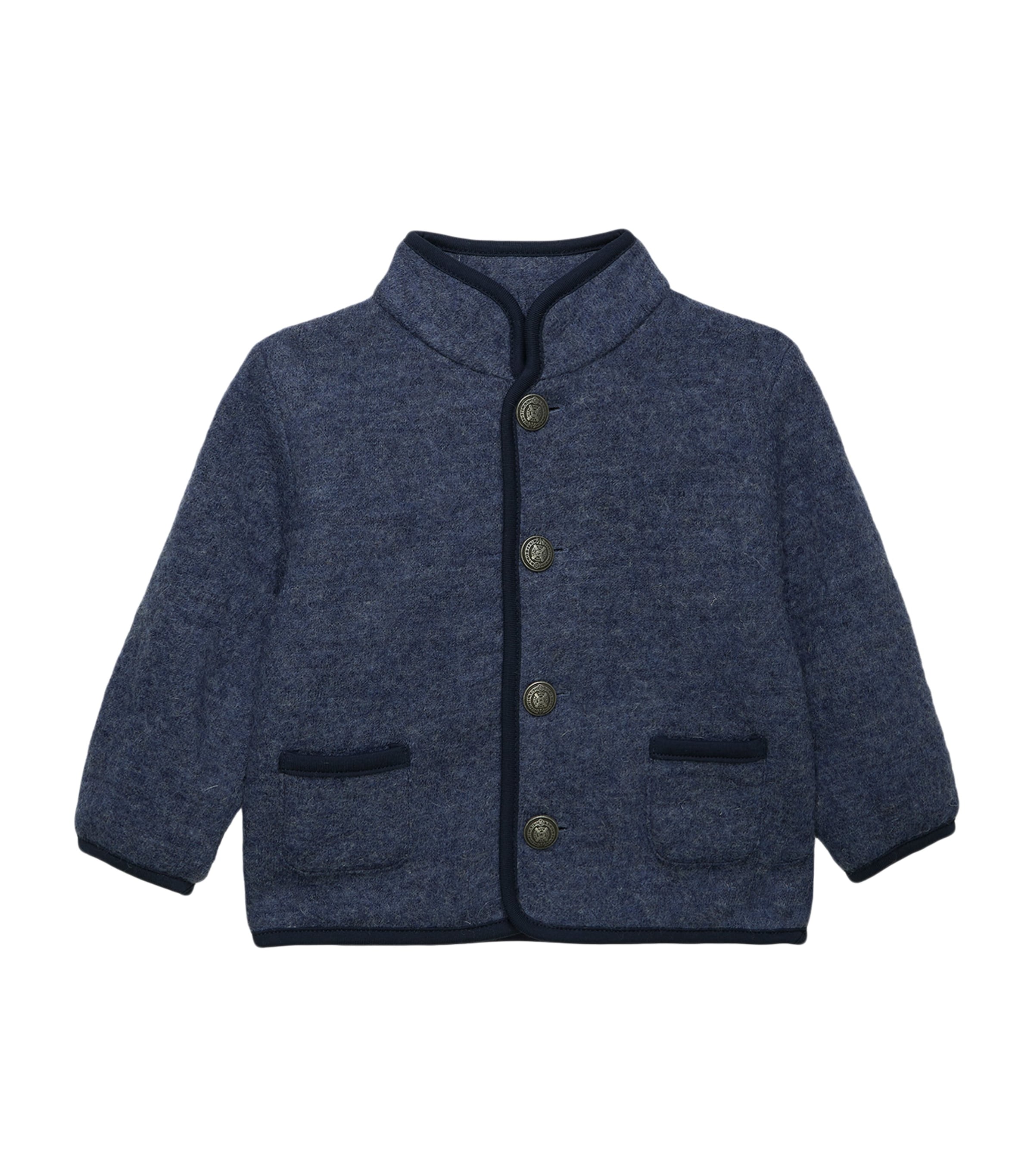 Trotters Merino Wool Jude Jacket French Navy Image 1