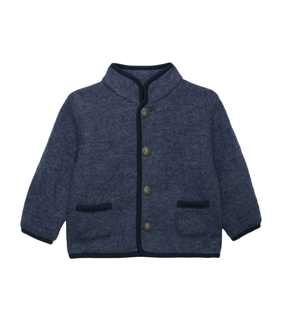 Trotters Merino Wool Jude Jacket French Navy Image 1