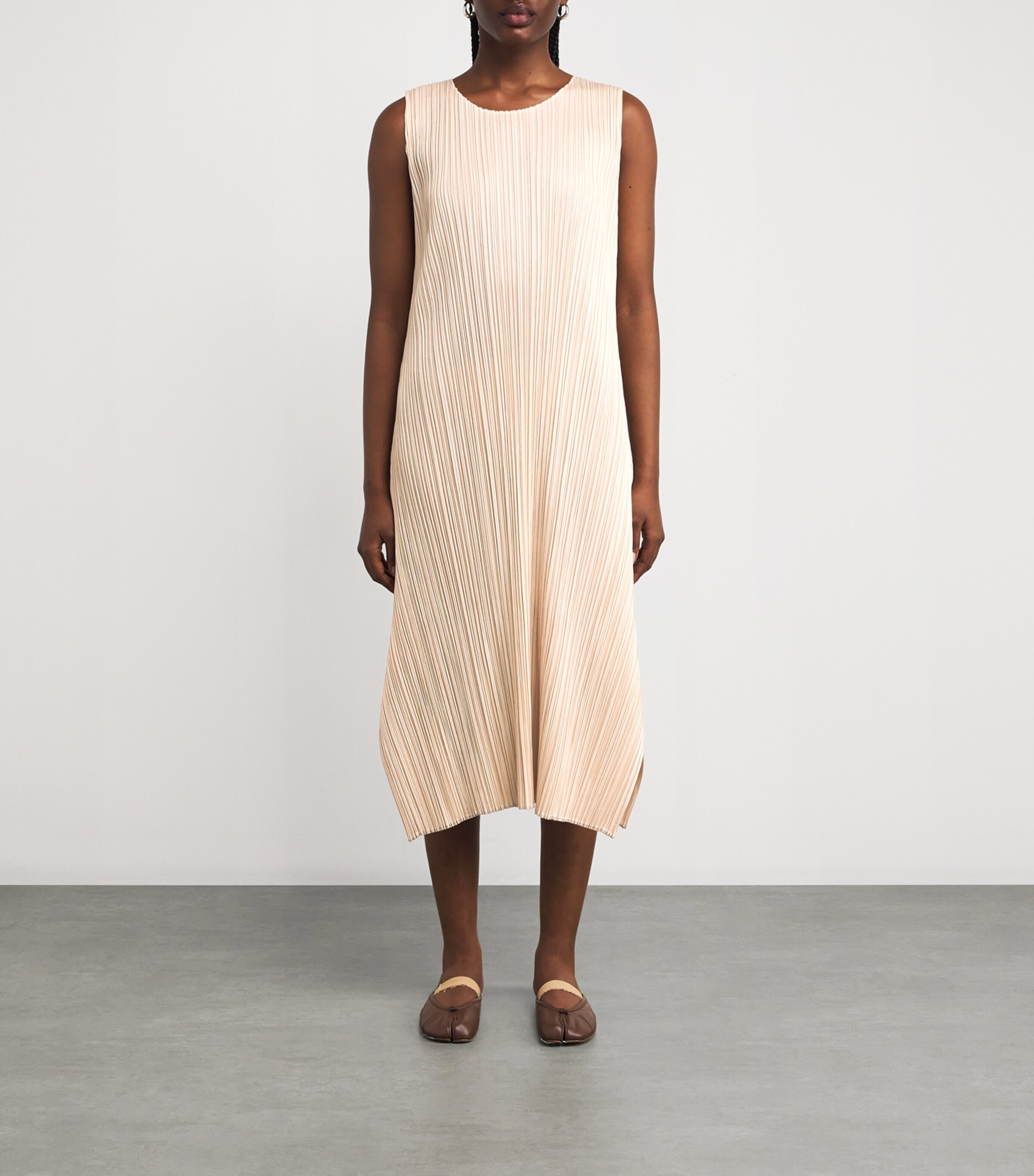 Monthly Colors July Midi Dress LIGHT BEIGE Image 3