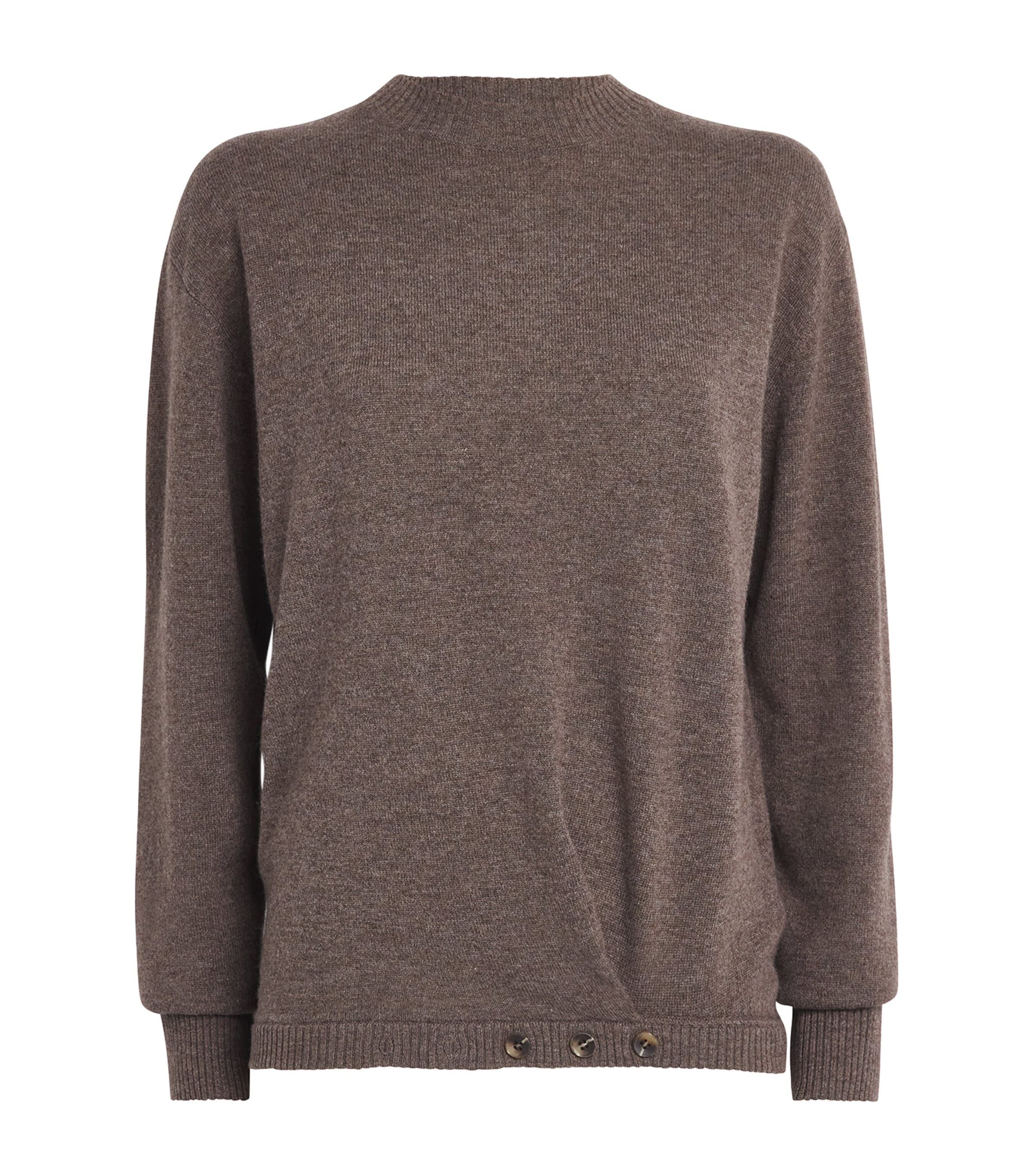 CHRISTOPHER ESBER WOOL-CASHMERE FASTEN SWEATER 