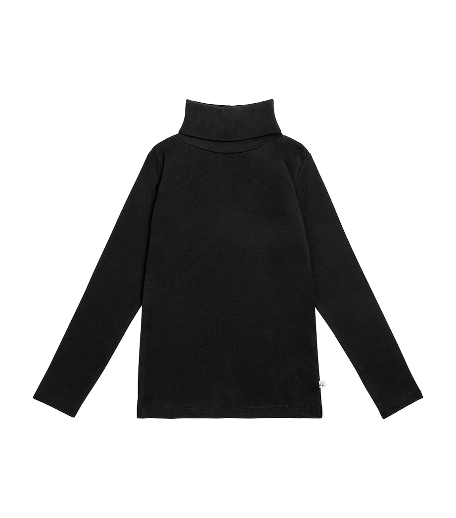 Organic Cotton Rollneck Sweater (14 Years) NOIR Image 1