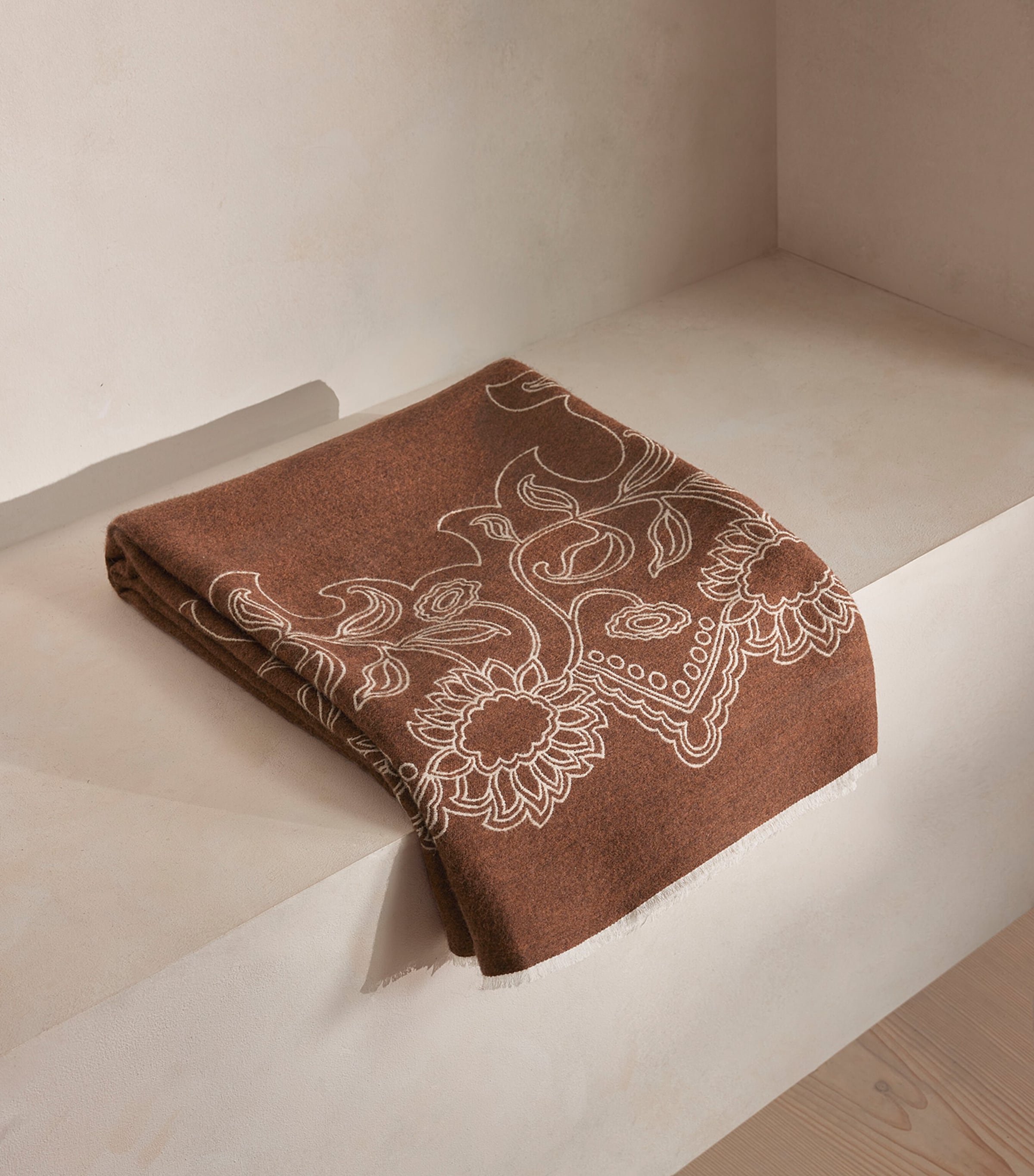 Soho Home Tosca Throw (140cm x 180cm) Burnt Orange Image 4