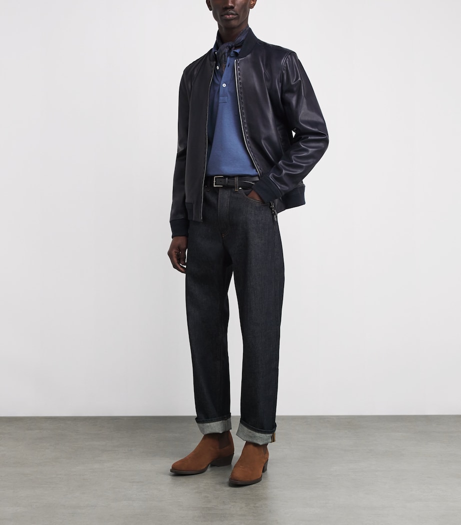 Suede Western Chelsea Boots BROWN Image 6