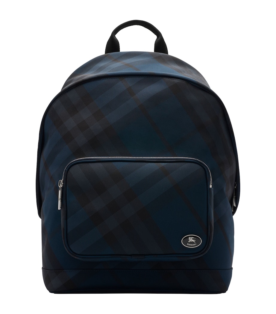 Check Grid Backpack NAVY Image 1