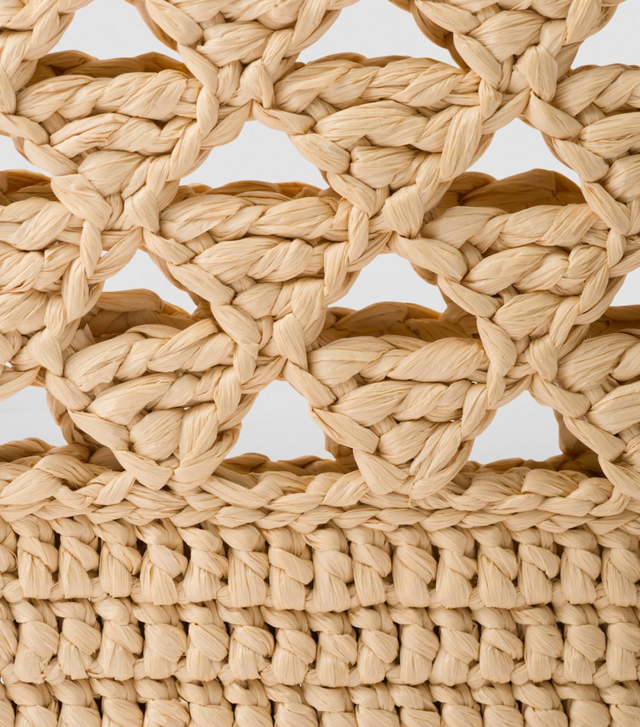 Prada Crochet Tote Bag Image 2
