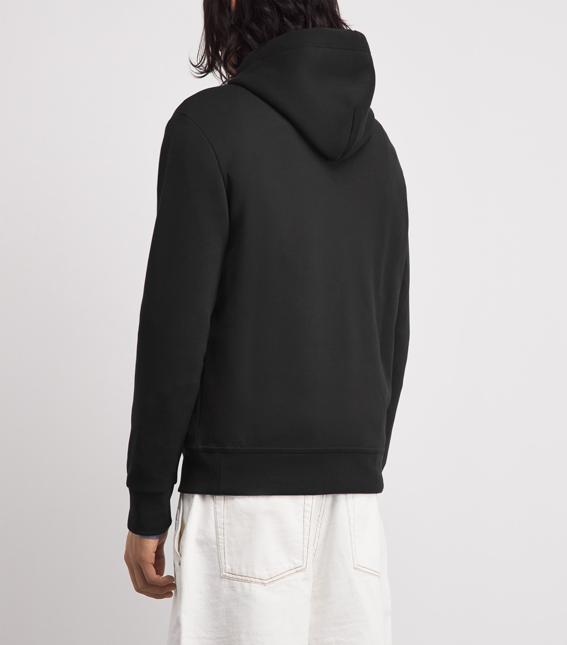 Polo Ralph Lauren Mens Double-Knit Logo Hoodie Polo Image 5