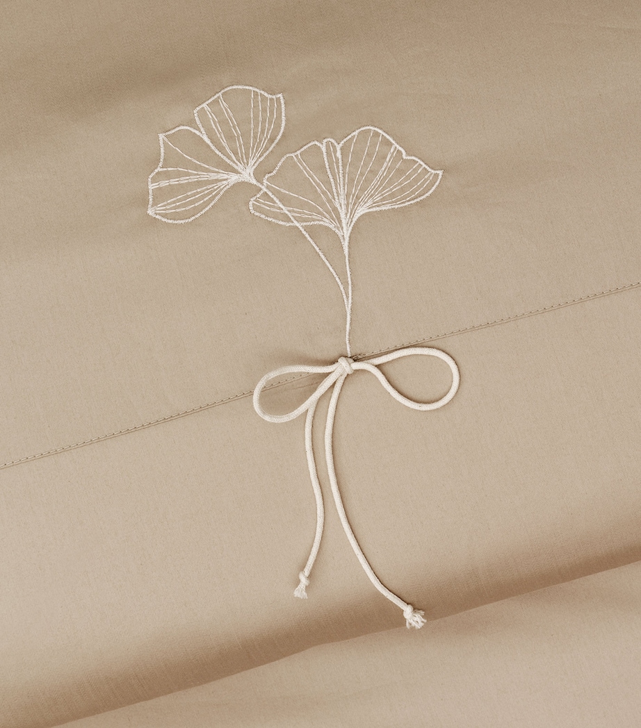 Organic Cotton Core Blossom King Duvet Cover (240cm x 220cm) FLAX Image 3