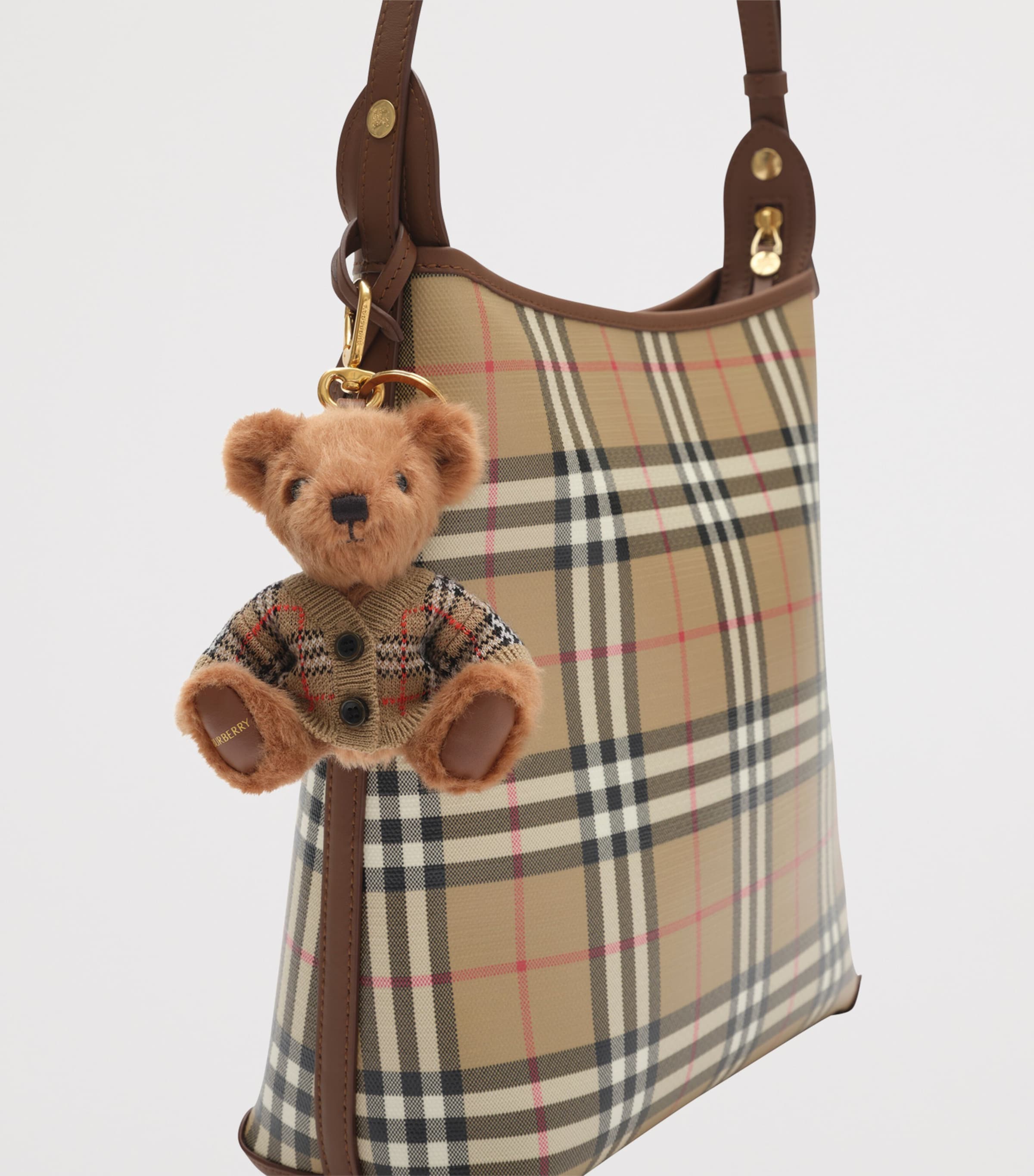 Burberry Thomas Bear Bag Charm Archive Beige Image 2