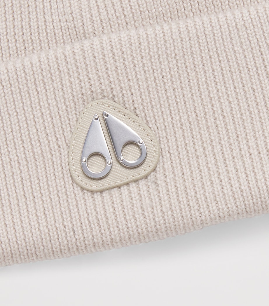 Wool Logo Beanie 1705ALABASTER Image 3