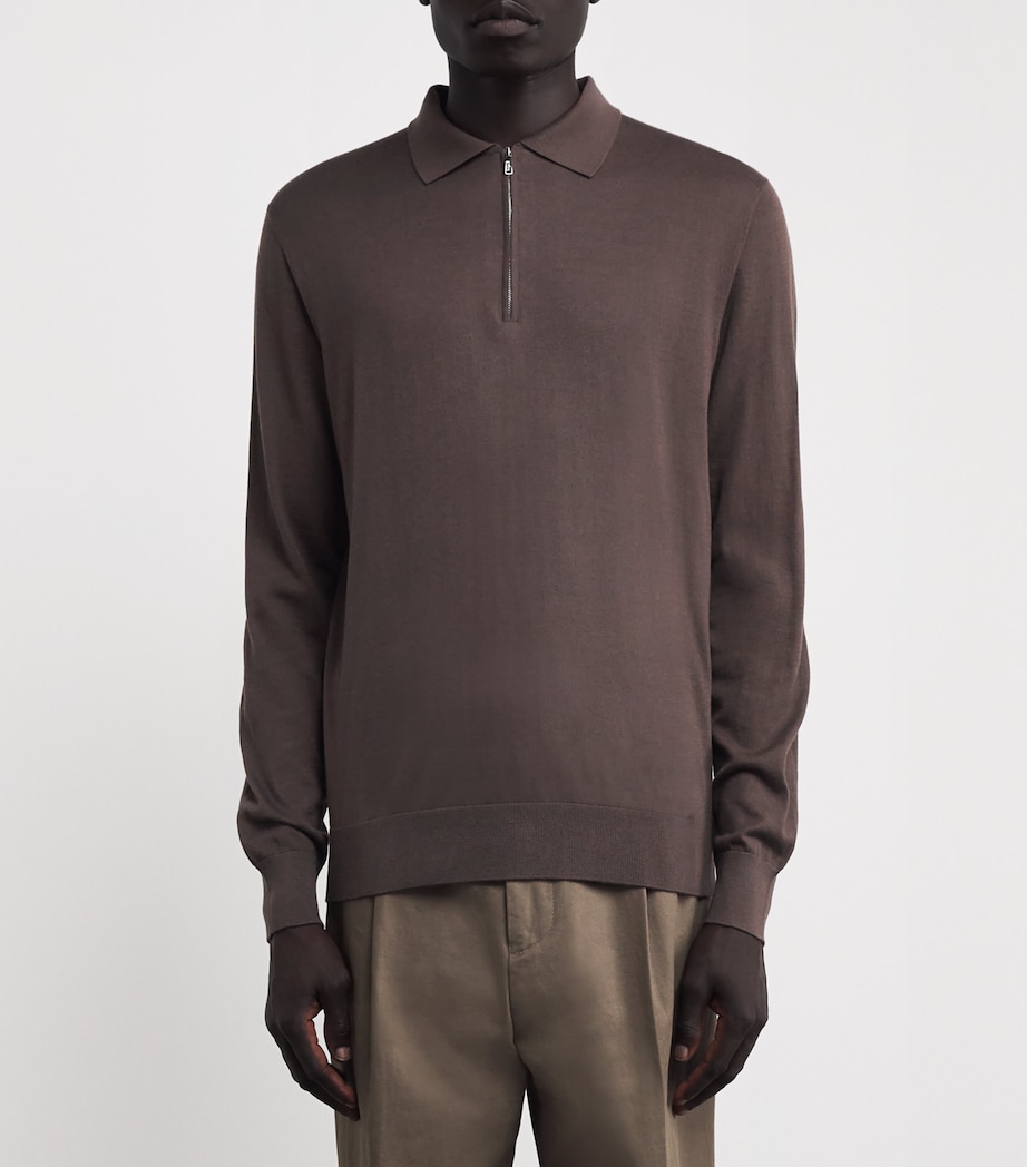 Cotton-Cashmere Polo Sweater E.12 T.MORO E25/26 Image 3