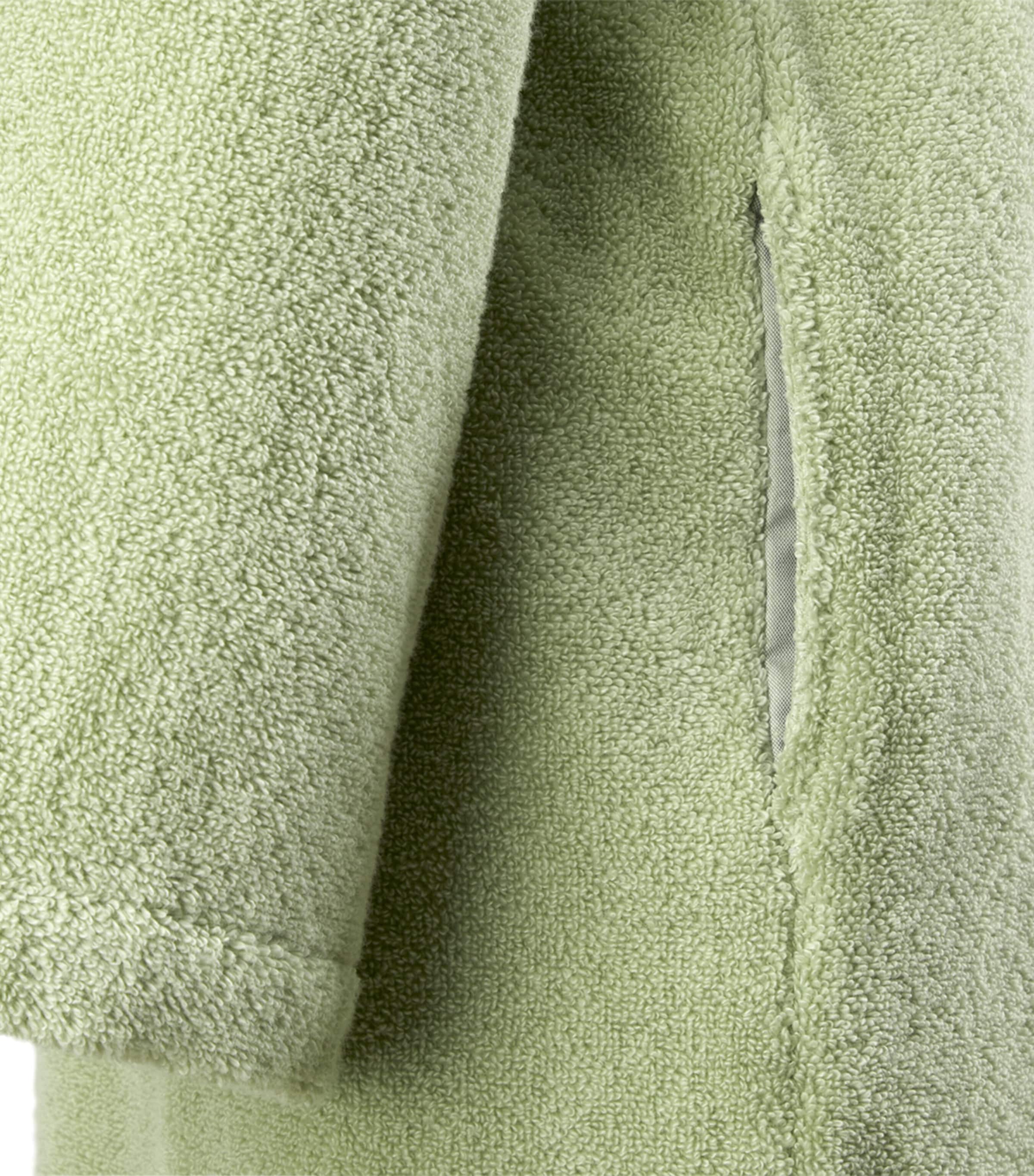 Cotton-Modal Orchidee Bathrobe GREEN Image 5