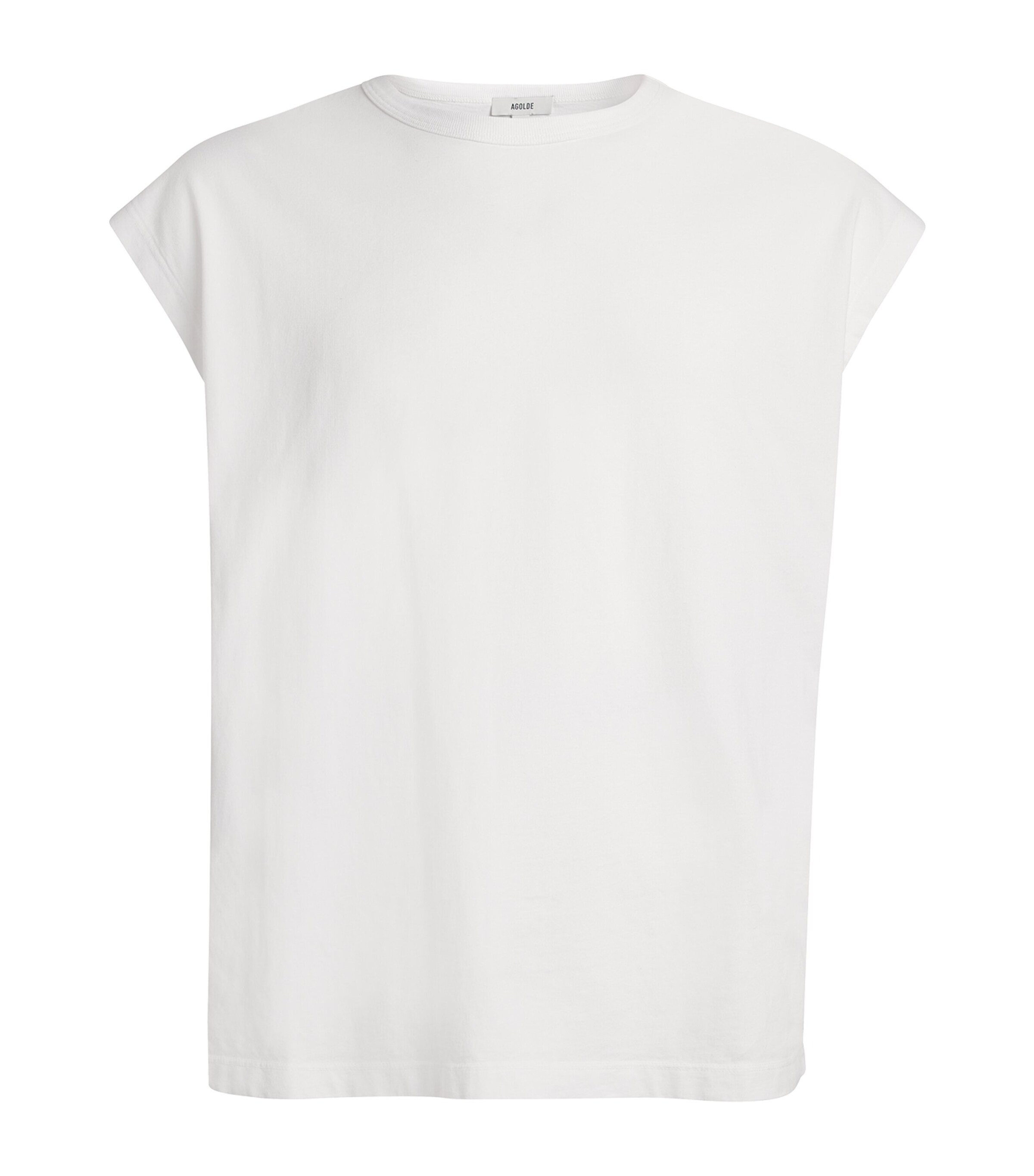 AGOLDE Mens Cotton Leonard Vest White Image 1