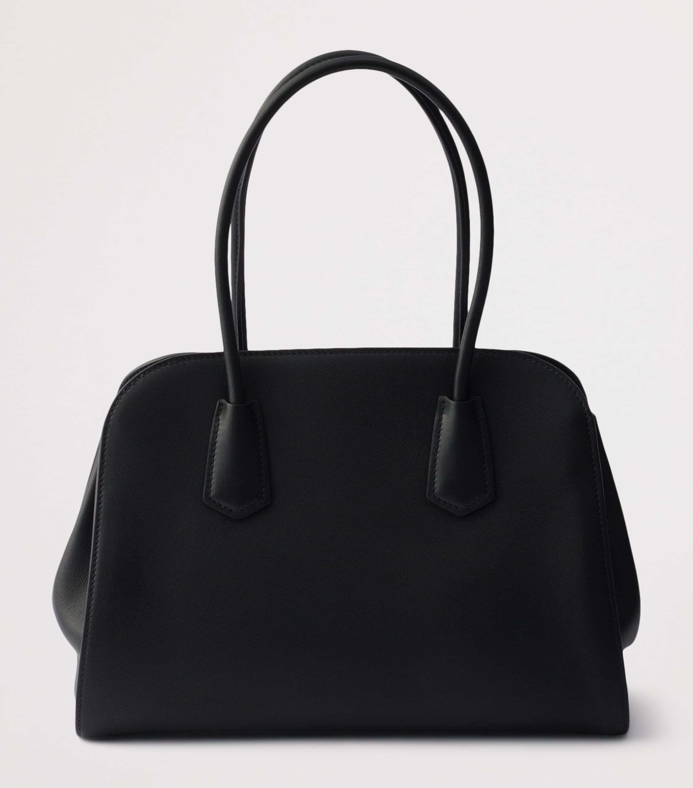 Prada Womens Medium Leather Top-Handle Bag Image 3
