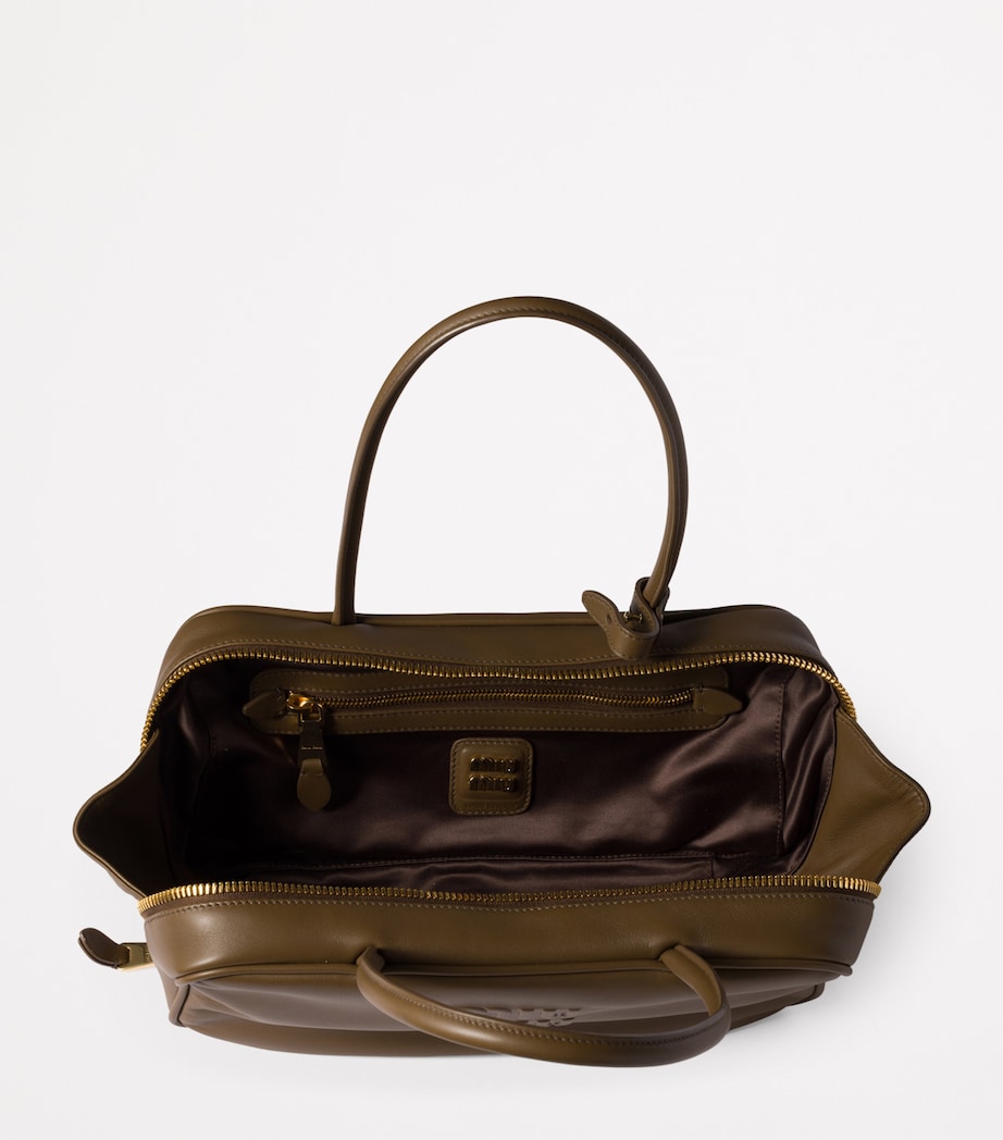 Leather Beau Top-Handle Bag F0244 Image 6
