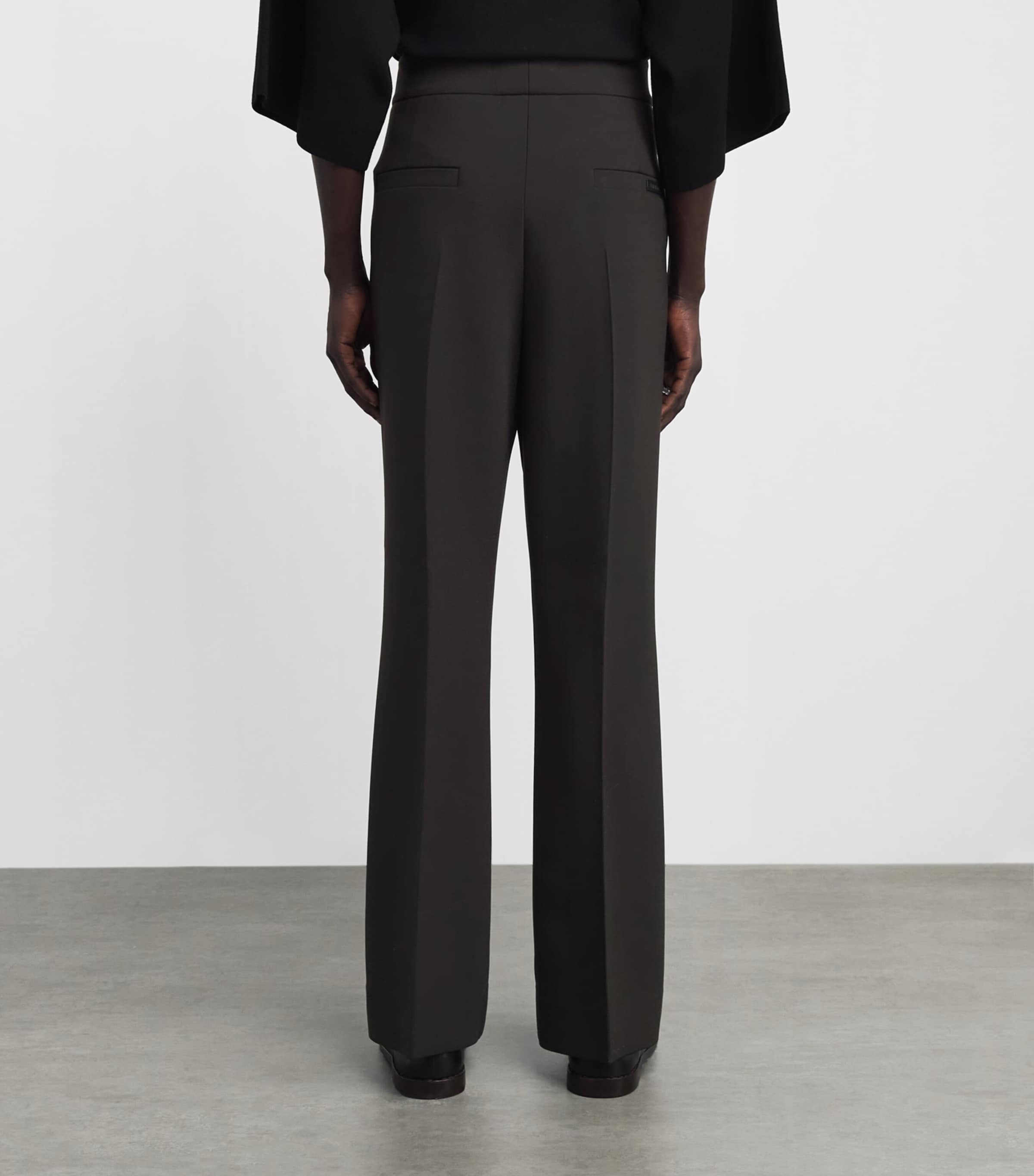 Fear Of God Mens Wool-Blend Straight Trousers Brown / Image 5