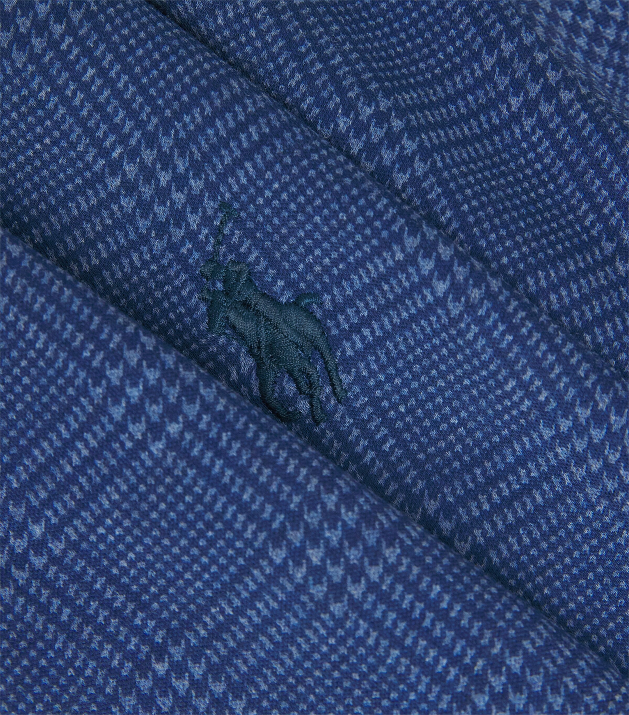 Cotton Glen Plaid Polo Shirt BLUE Image 5