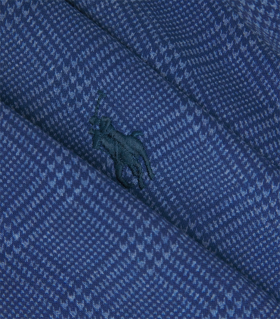 Cotton Glen Plaid Polo Shirt BLUE Image 5