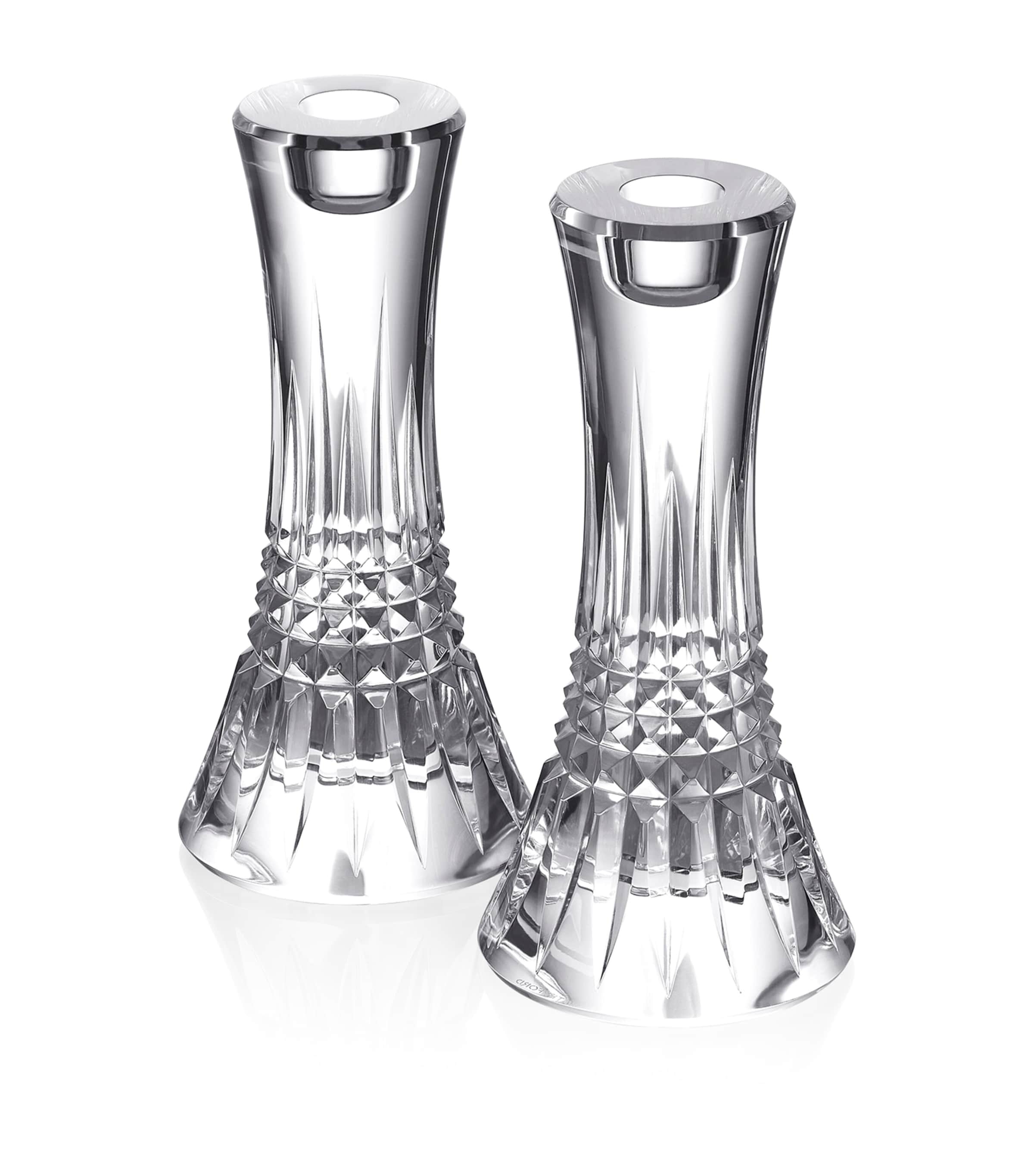 Waterford Lismore Diamond Candlestick In Clear