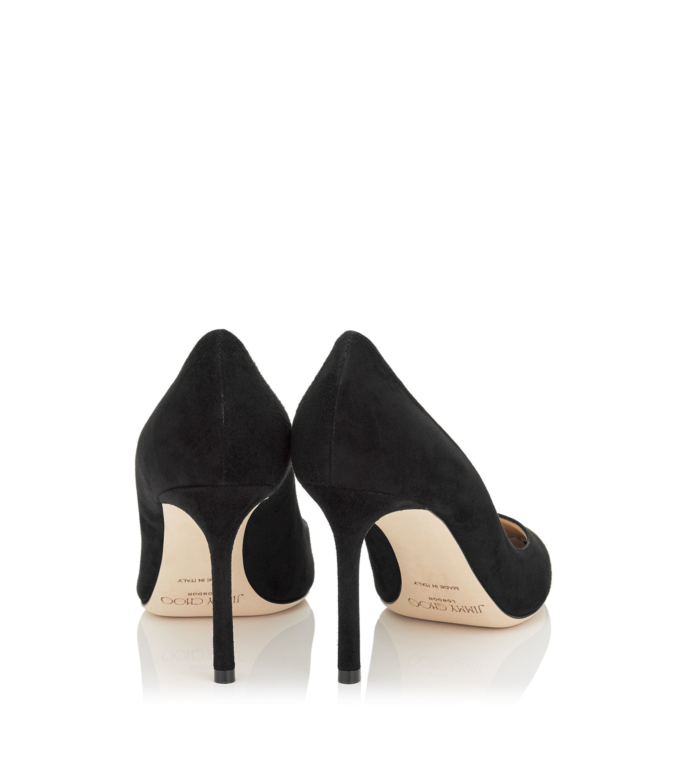 Romy 85 Suede Pumps BLACK Image 3
