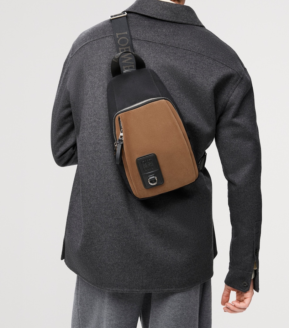 Flex Sling Cross-Body Bag BLACK/DARK GOLD Image 6