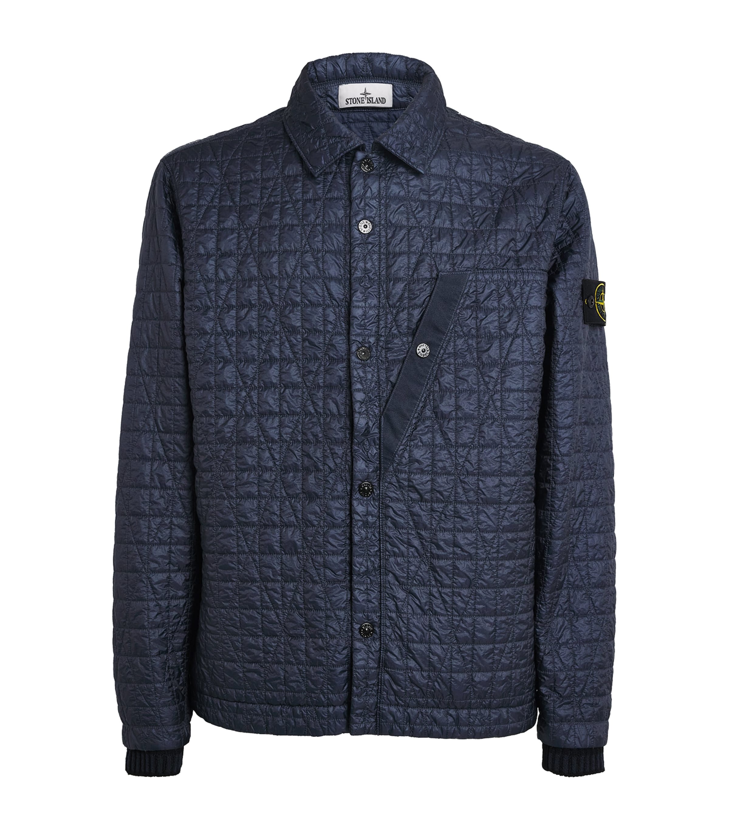 Crinkle Reps Padded Coach Jacket V0026 Image 1