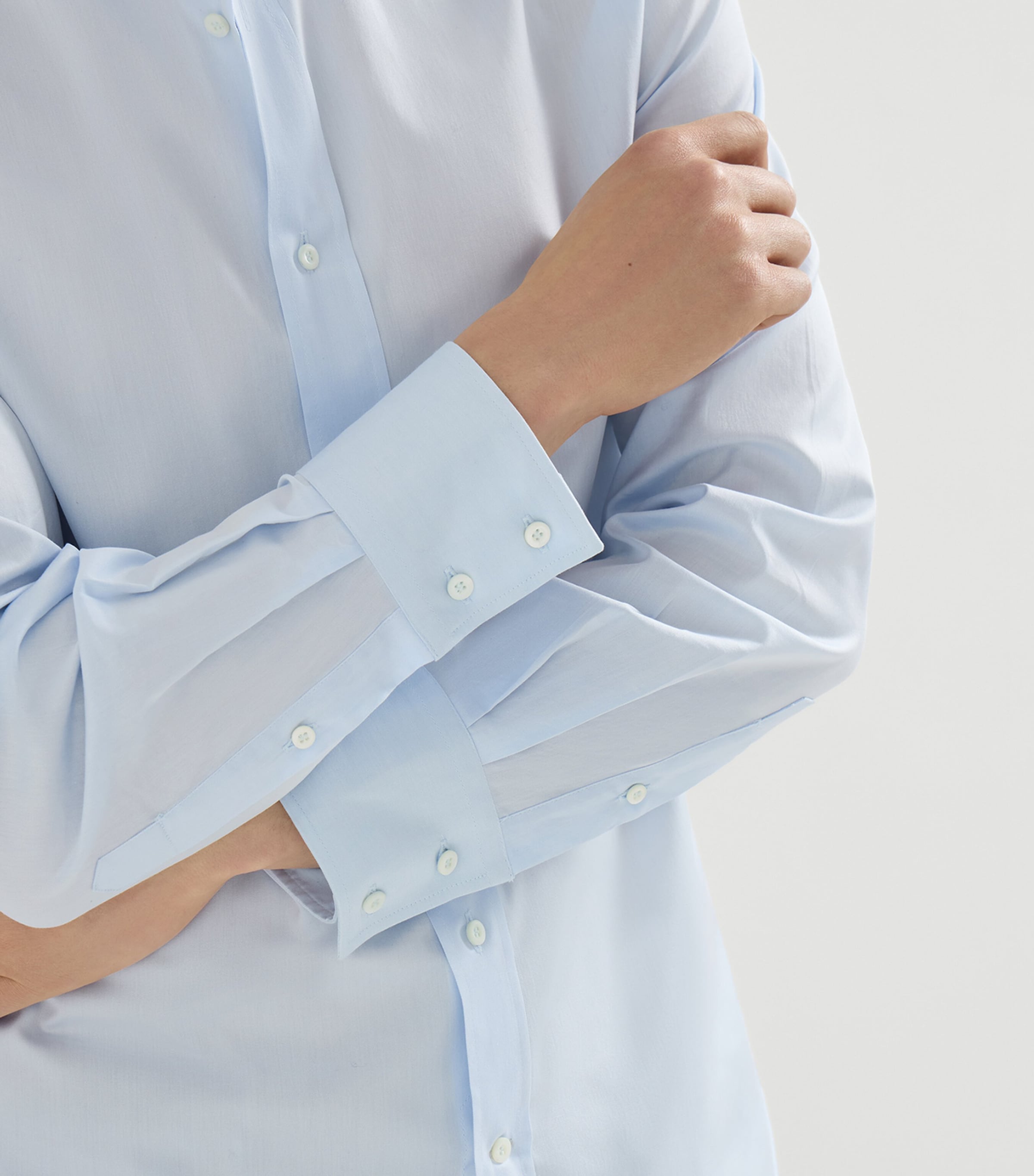 Brunello Cucinelli Mens Cotton Twill Shirt Image 6