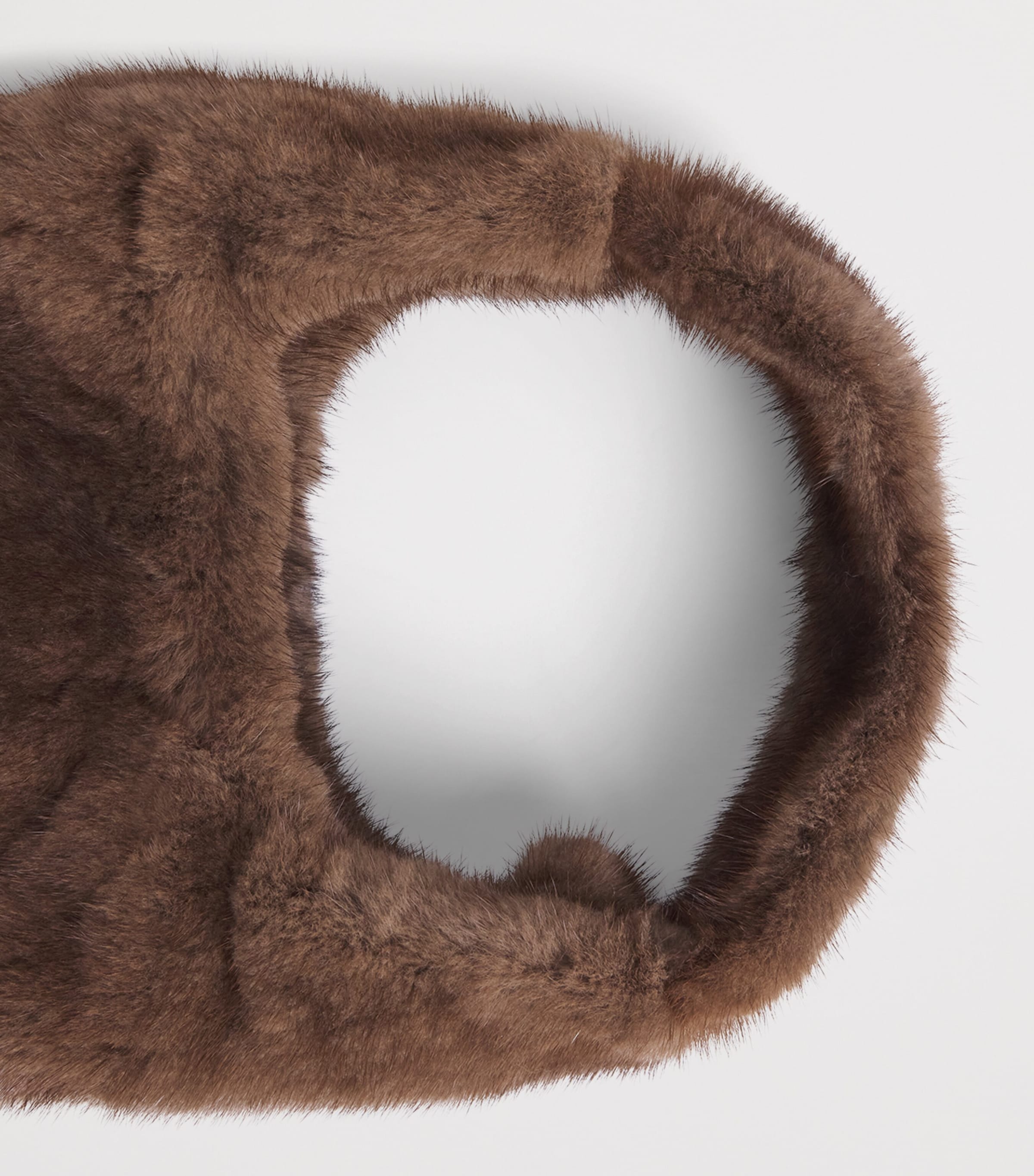 Yves Salomon Beige Mink Fur Shoulder Bag | Harrods UK