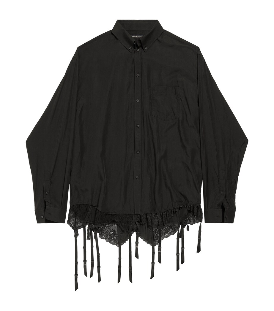Balenciaga Womens Lingerie-Trim Shirt Image 1