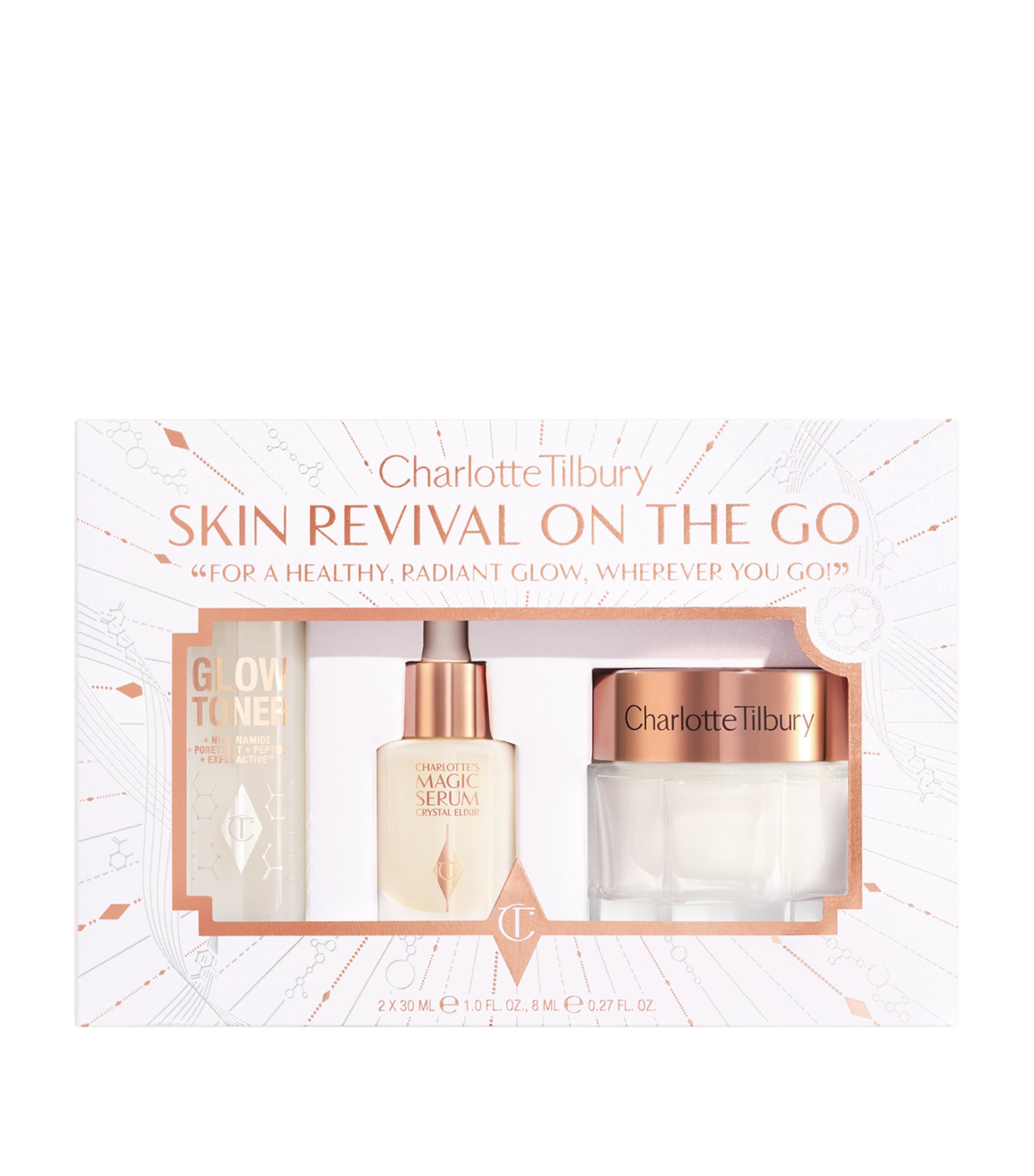 CHARLOTTE TILBURY SKIN REVIVAL ON THE GO GIFT SET 