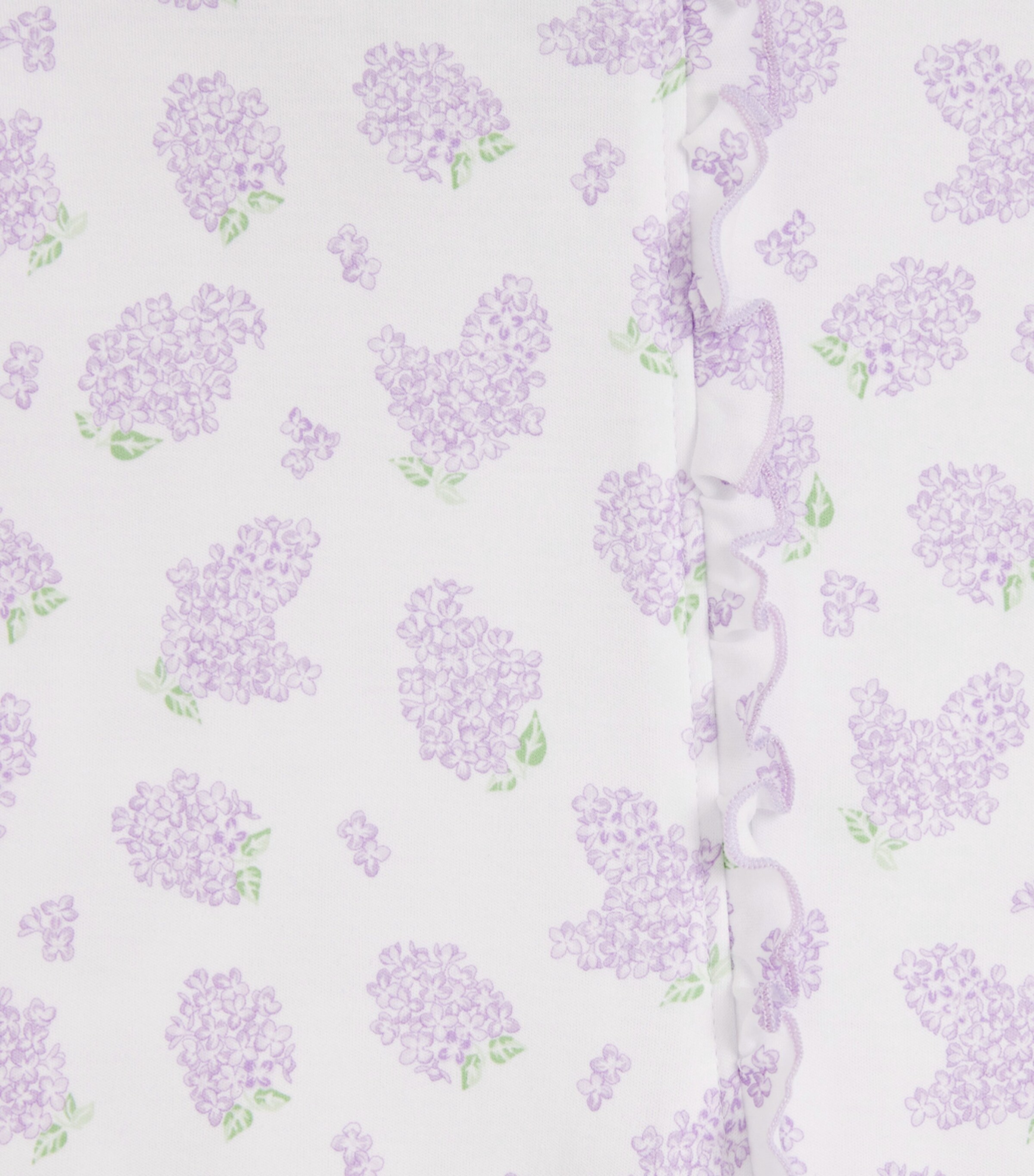 Pima Cotton Lilac Love All-In-One (0-9 Months) K531LILAC Image 3