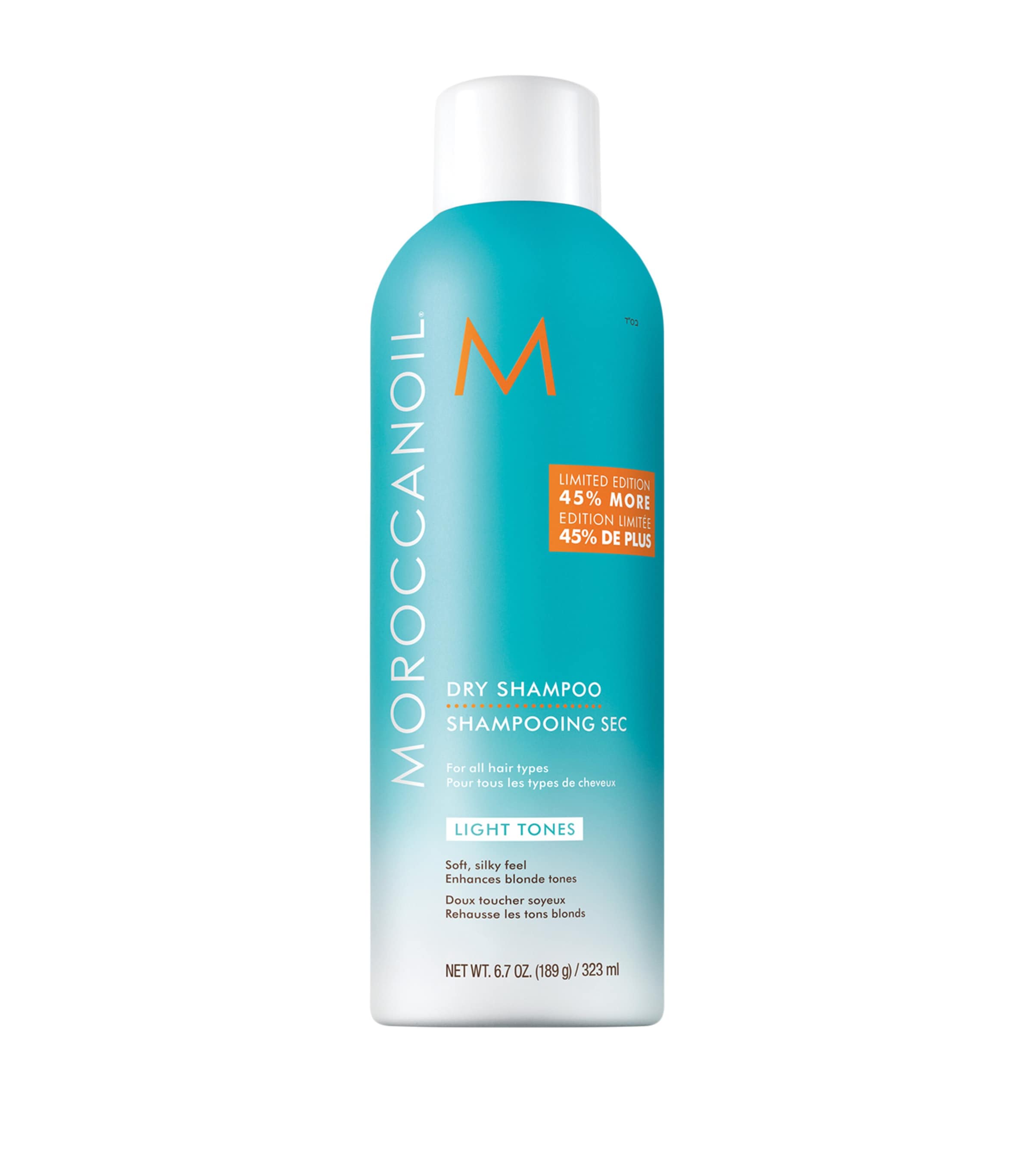 Moroccanoil Dry Shampoo Light Tones (323ml) | Haircare | Shampoo | Styling | Hair Sprays | Designers | Moroccanoil
