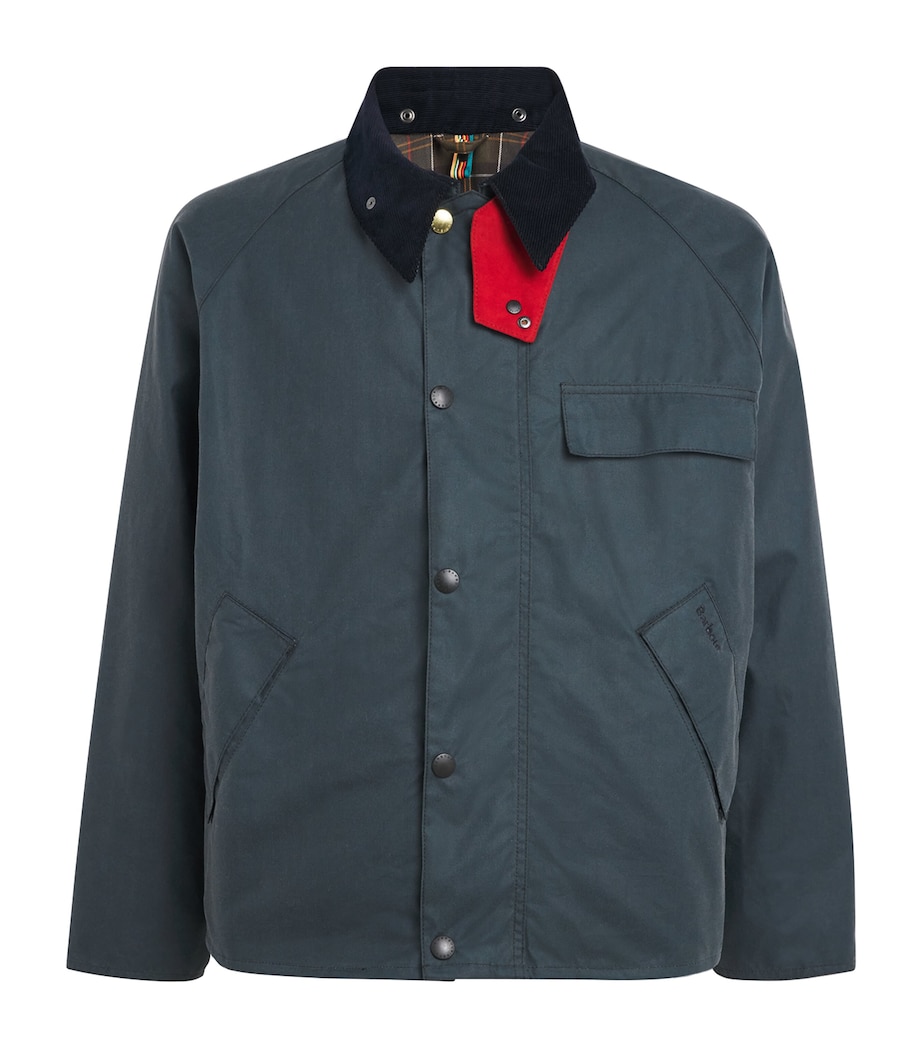x Paul Smith Transport Waxed Jacket DARK SLATE Image 1