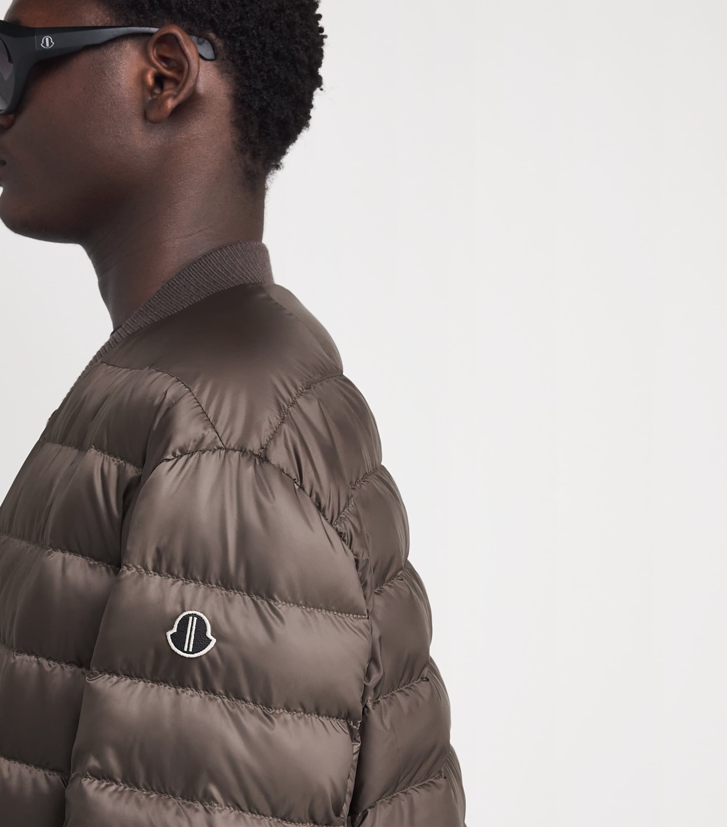 x Moncler Down Padded Flight Jacket 828 - DARK DUST Image 6