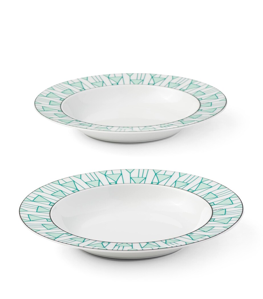 Set of 2 Vienna Soup Plates (22cm) F0HM1 Image 2