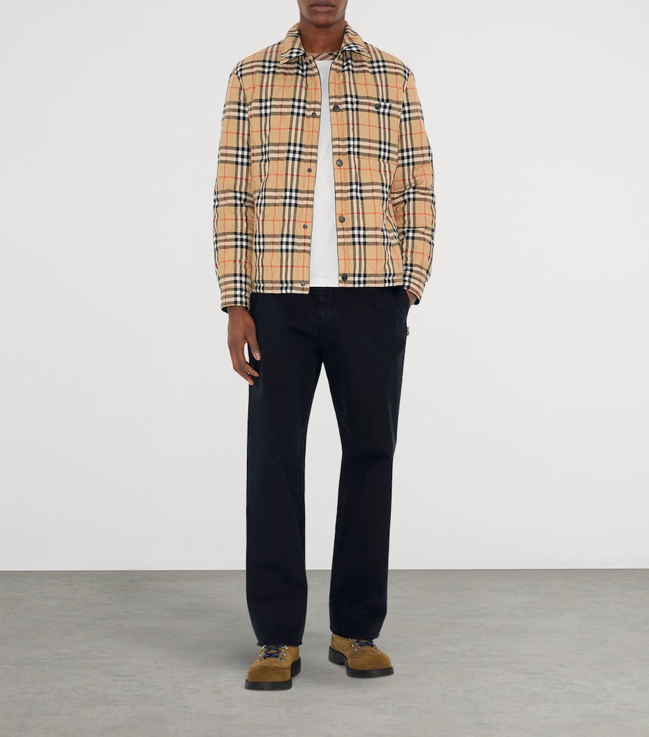 Reversible Quilted Overshirt NAVY Image 3