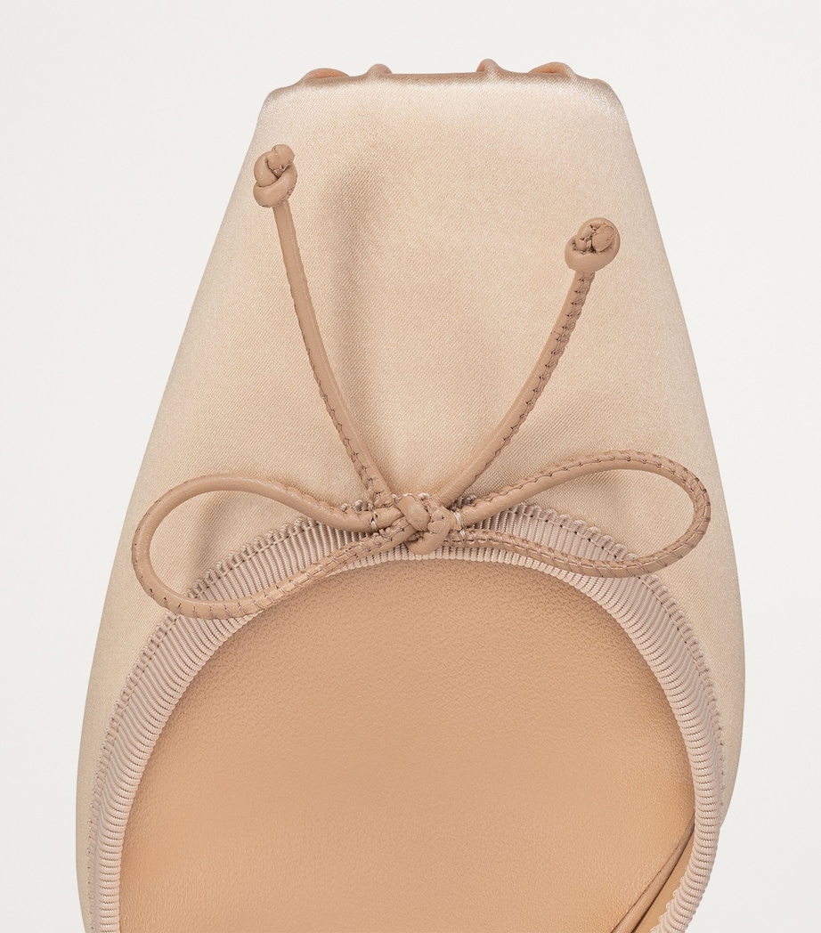 Christian Louboutin Cassia Lace-Up Satin Pumps 100 Image 5