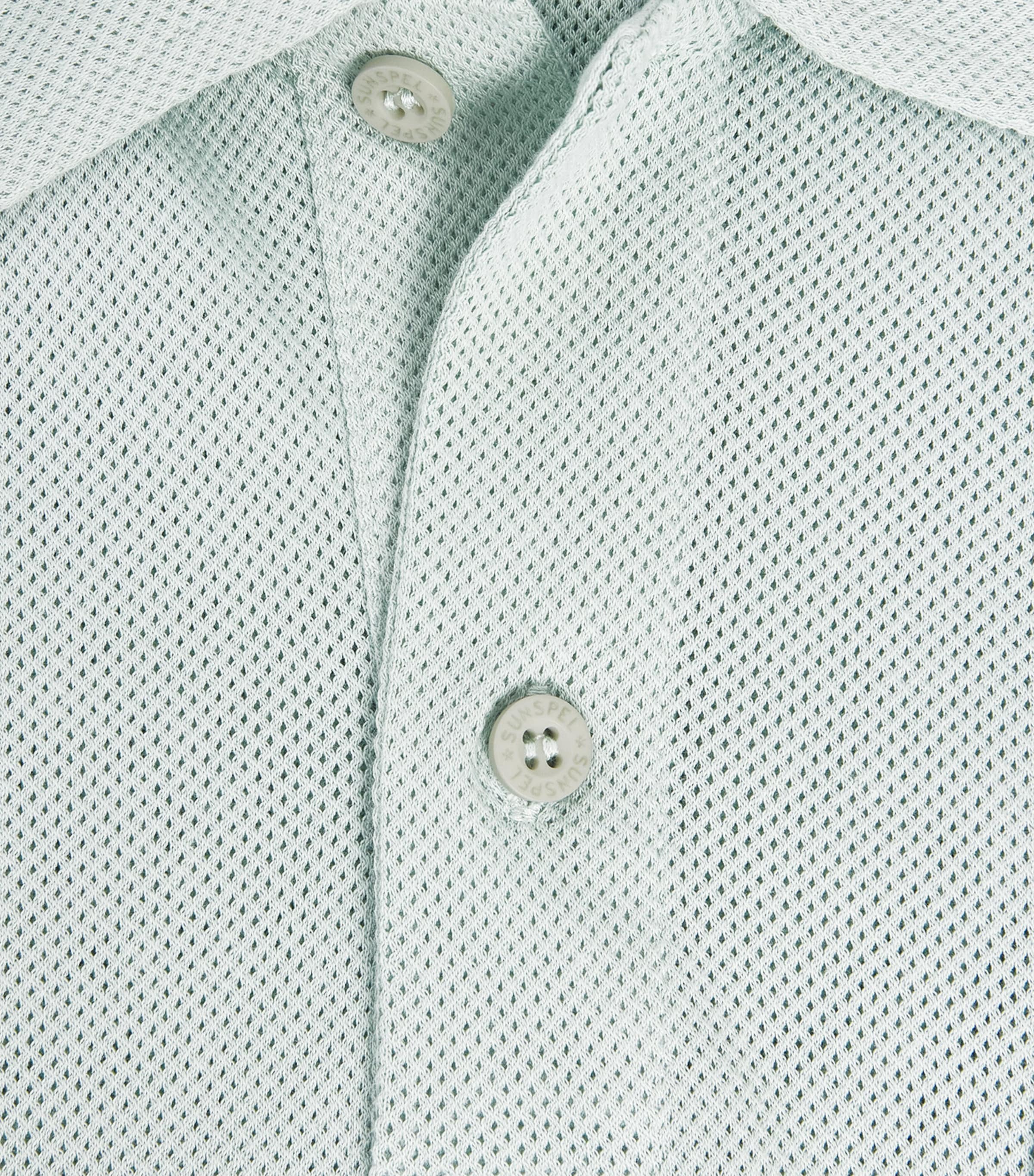 Sunspel Mens Supima Cotton Riviera Polo Shirt Gnjb Laurel Image 6