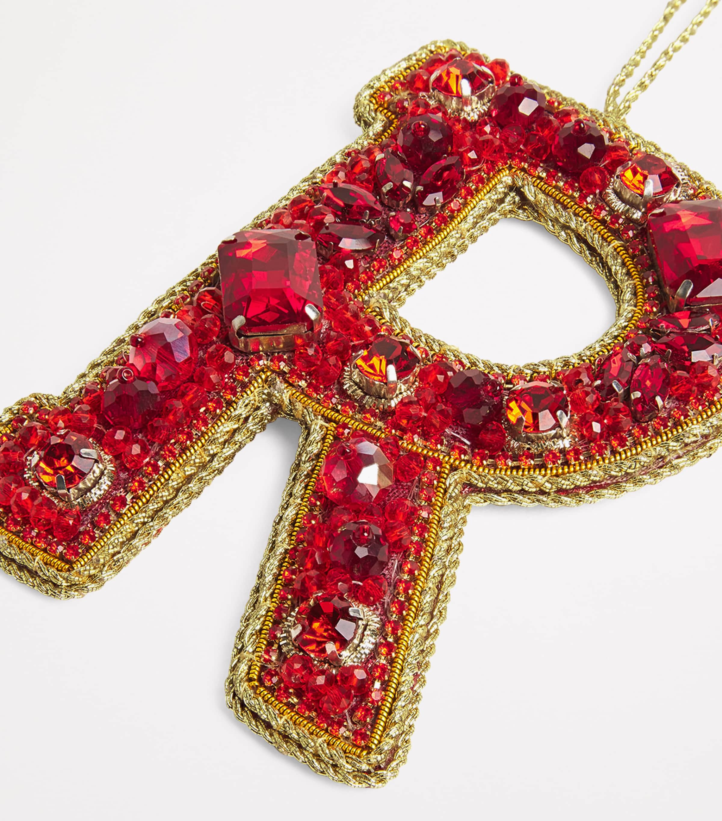 Embellished R Tree Decoration RED Image 2