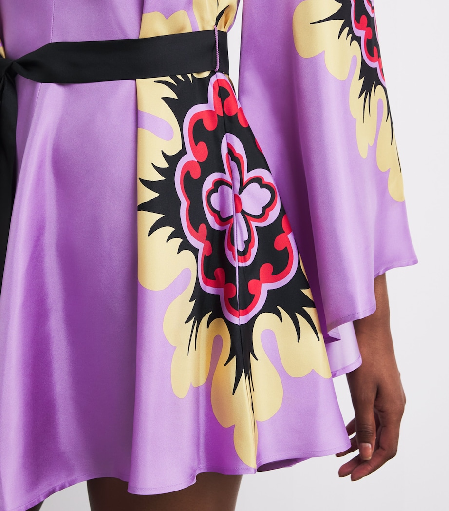 Silk Magnifico Mini Dress PU02 PALAZZO PLAC�E Image 4