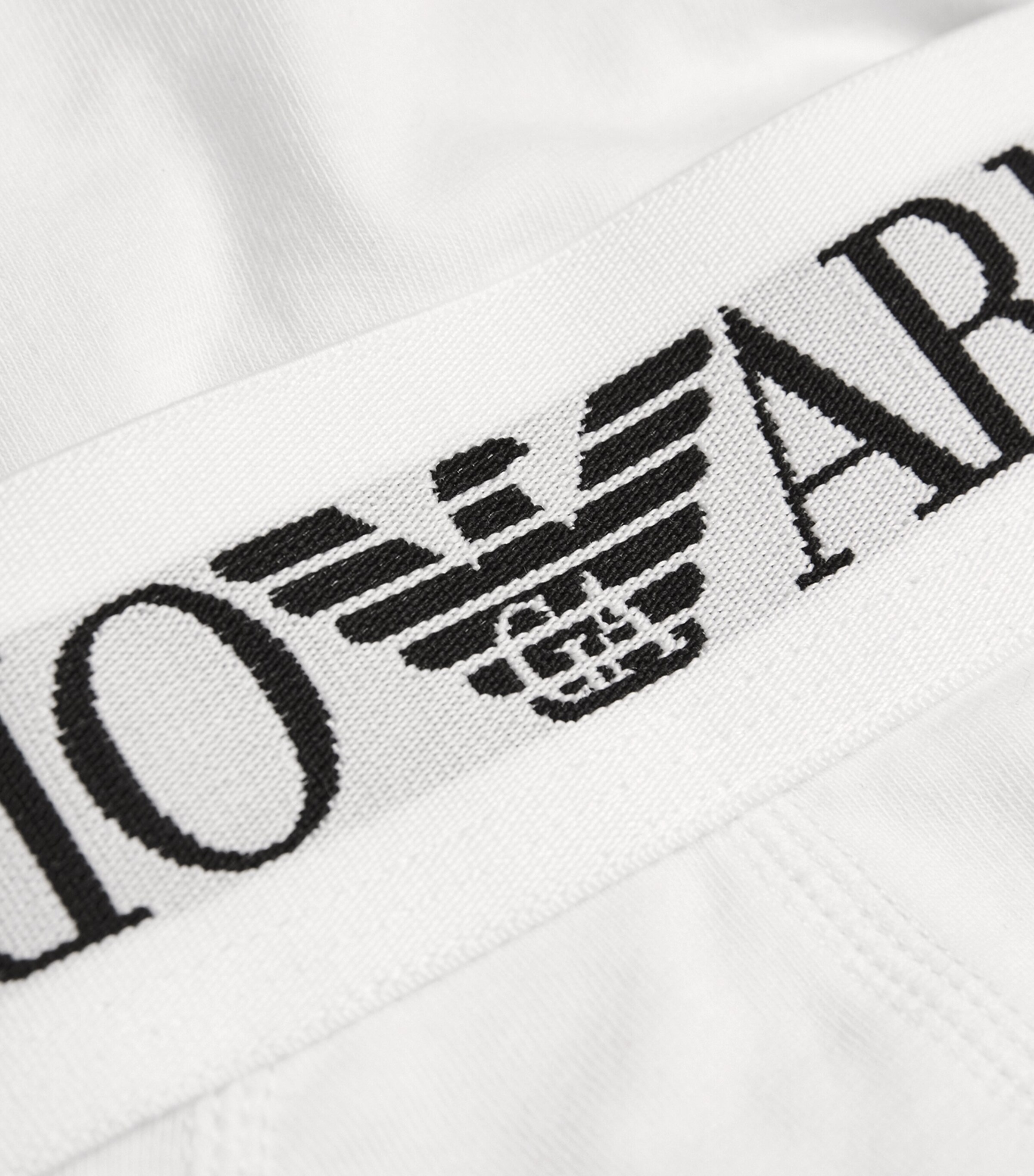 Stretch-Cotton Logo Briefs U0002 WHITE Image 5