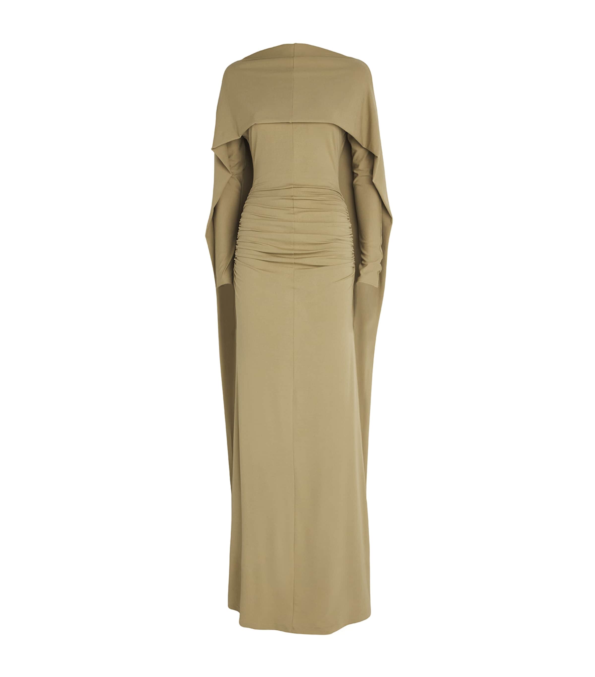 TOVE MALENA CAPE MAXI DRESS