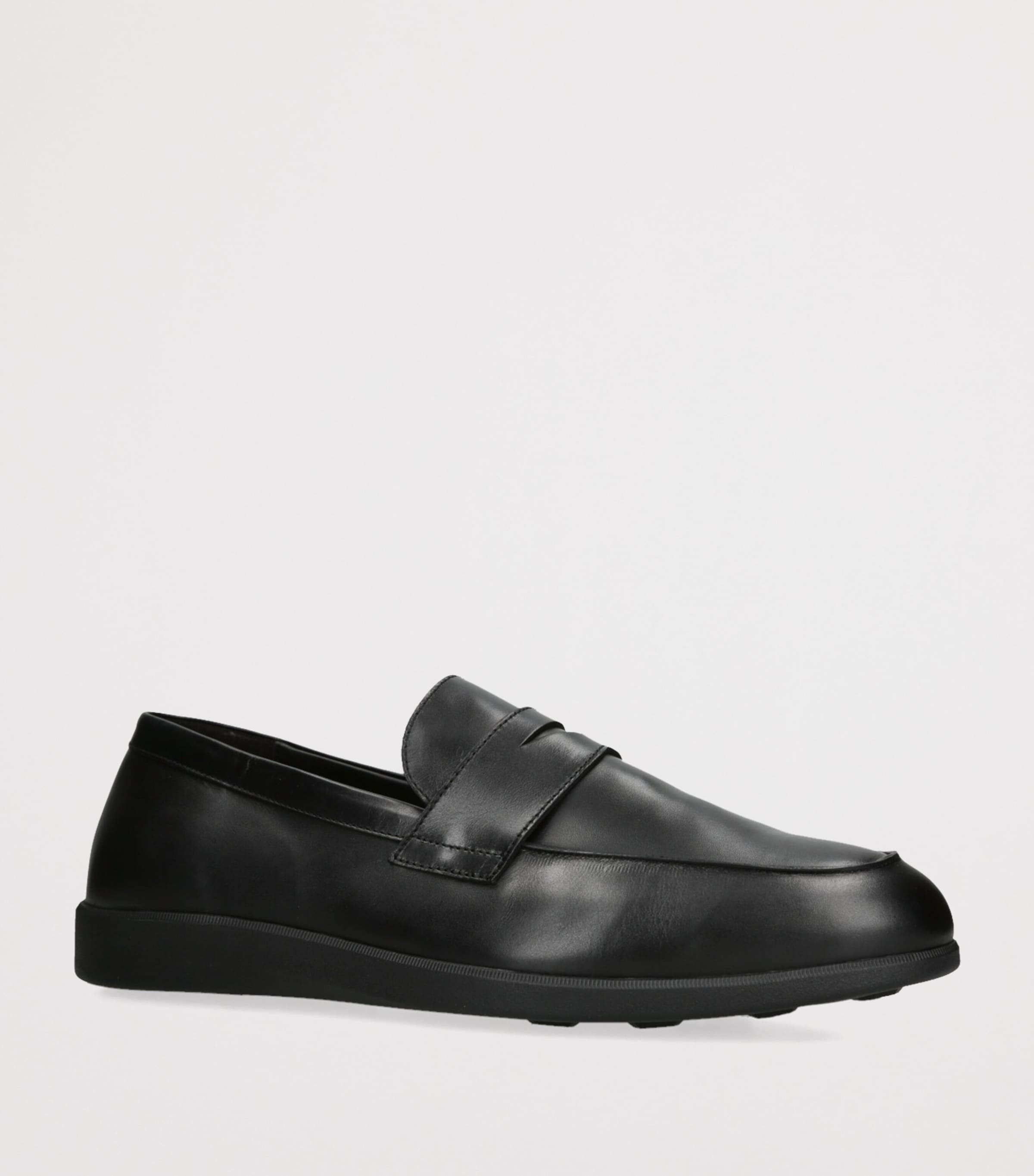 Leather Harley Loafers BLACK Image 3
