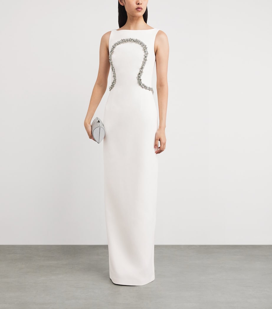 Crystal-Embellished Riley Gown IVORY WITH CRYSTAL Image 2