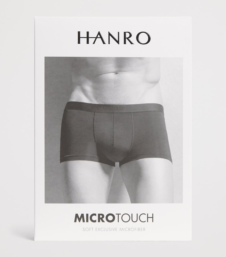 Hanro Mens Micro-Touch Boxer Briefs Intense Re Image 6