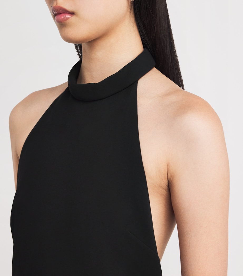 Iride Print Halterneck Jumpsuit 999 NERO Image 4